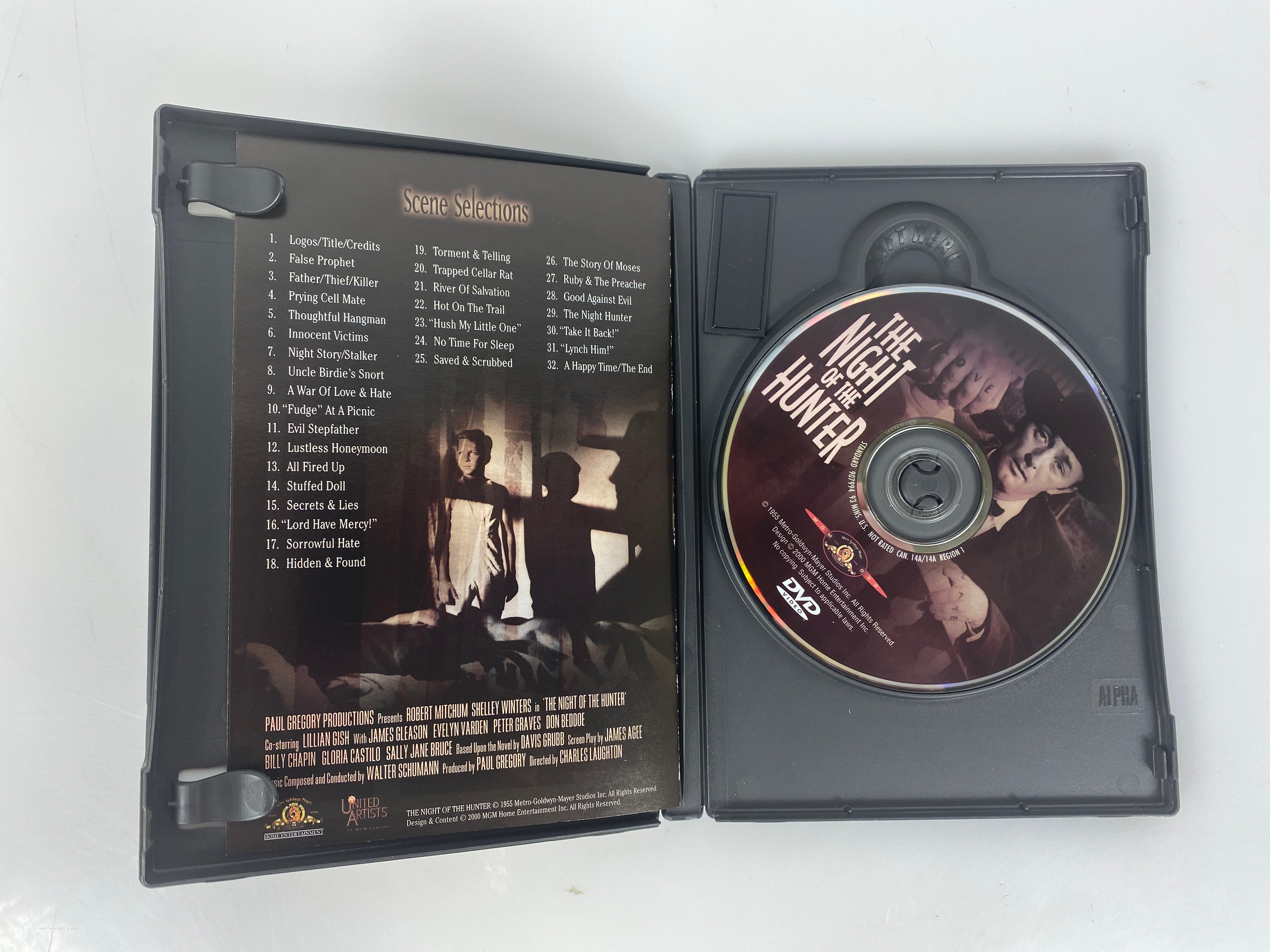 The Night of the Hunter DVD 1955