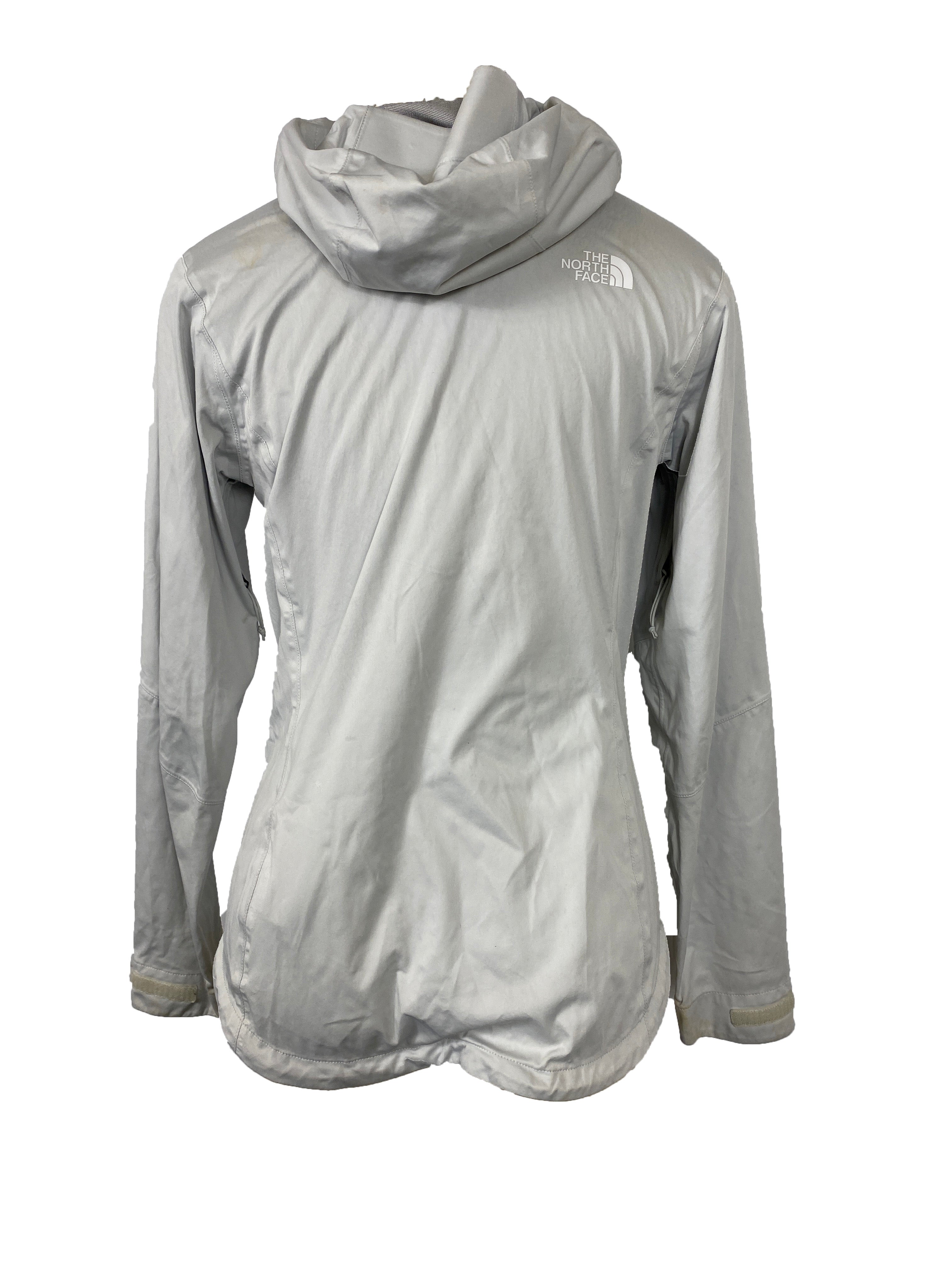 The North Face Light Grey Rain Jacket Women's Size Small