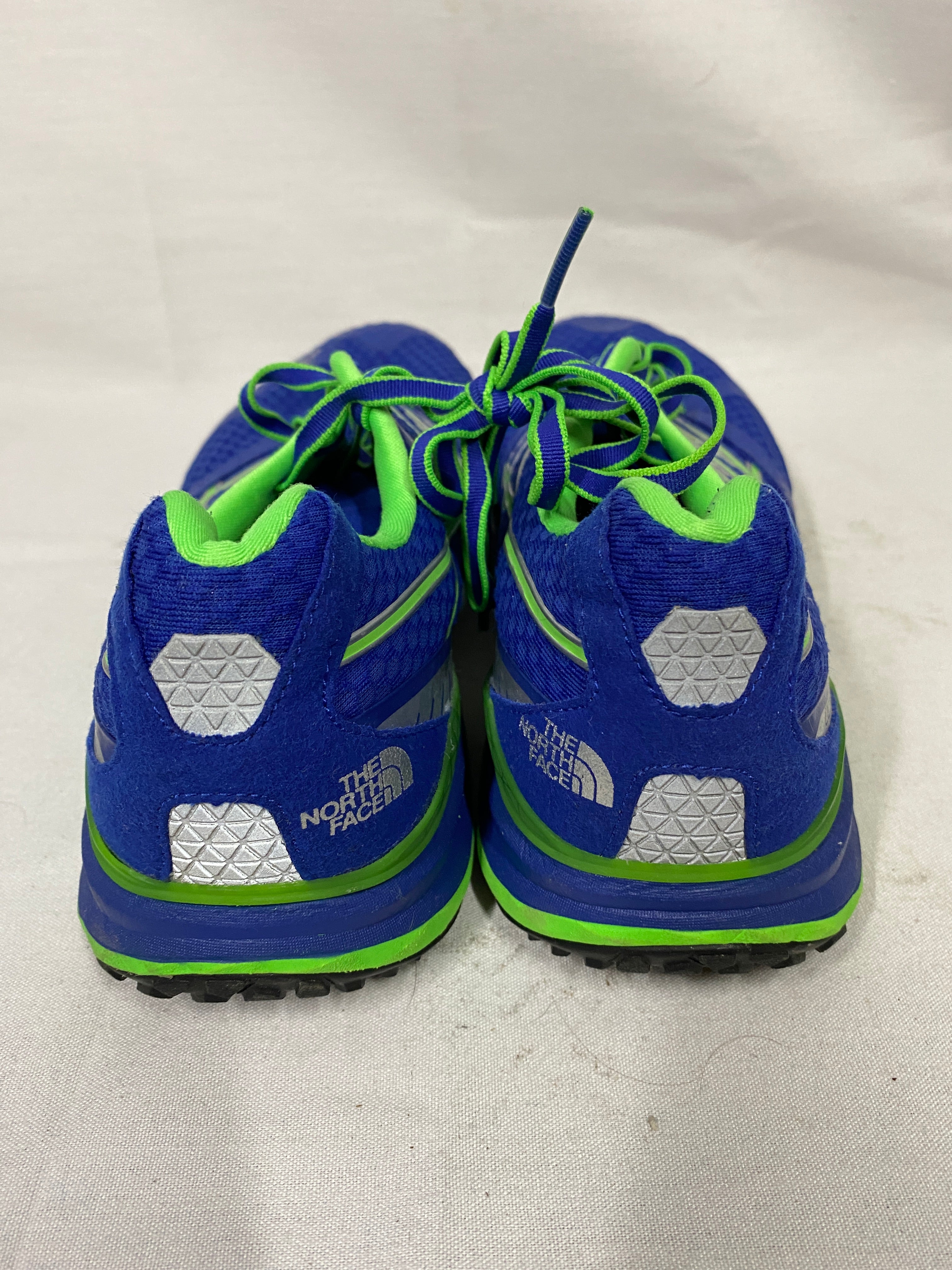 The North Face Ultra Trail Shoes in Honor Blue and Power Green Men's Size 9