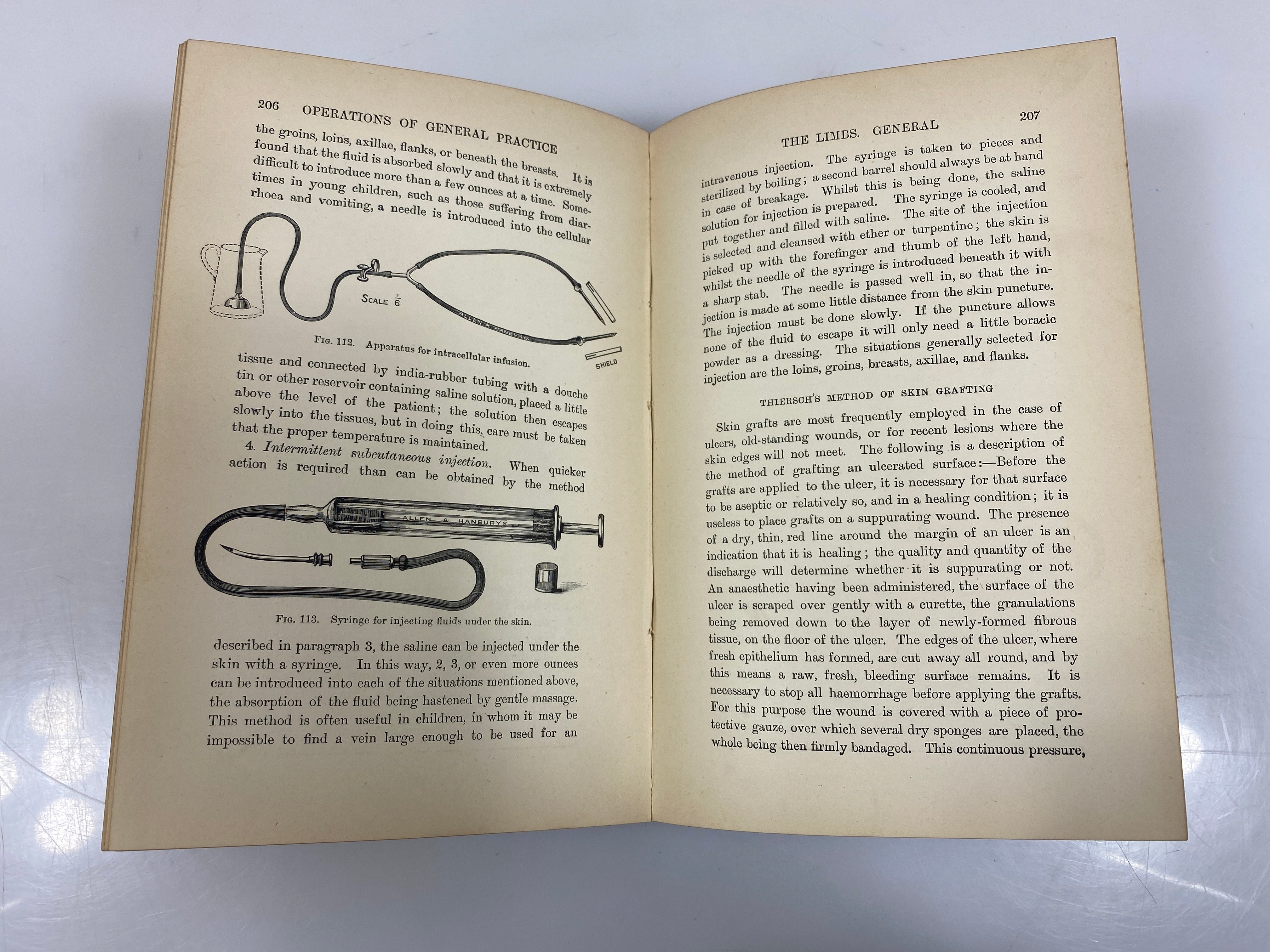The Operations of General Practice by Corner/Pinches 2nd Ed. 1908 Antique HC