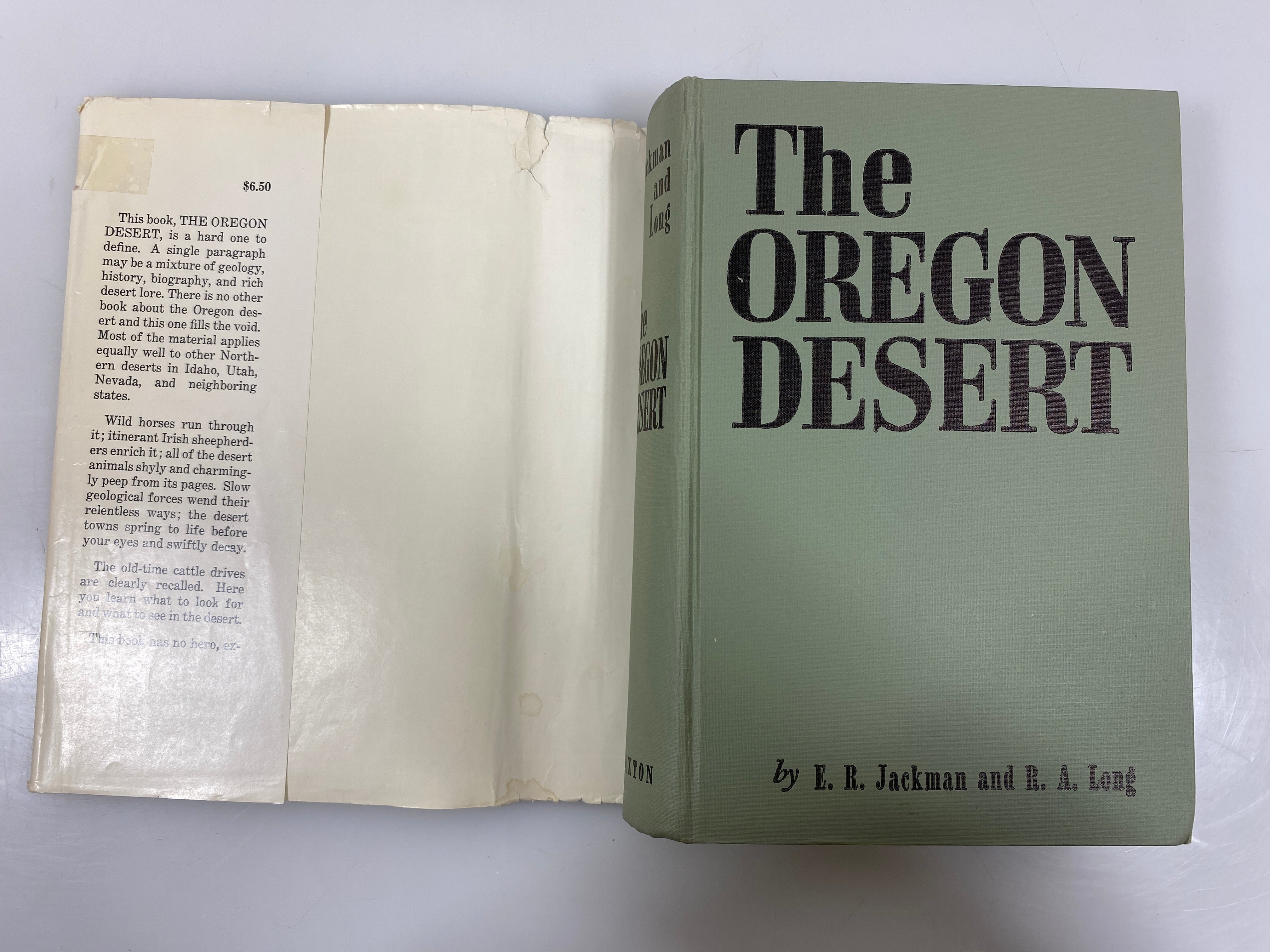 The Oregon Desert by Jackman & Long 1969 HCDJ
