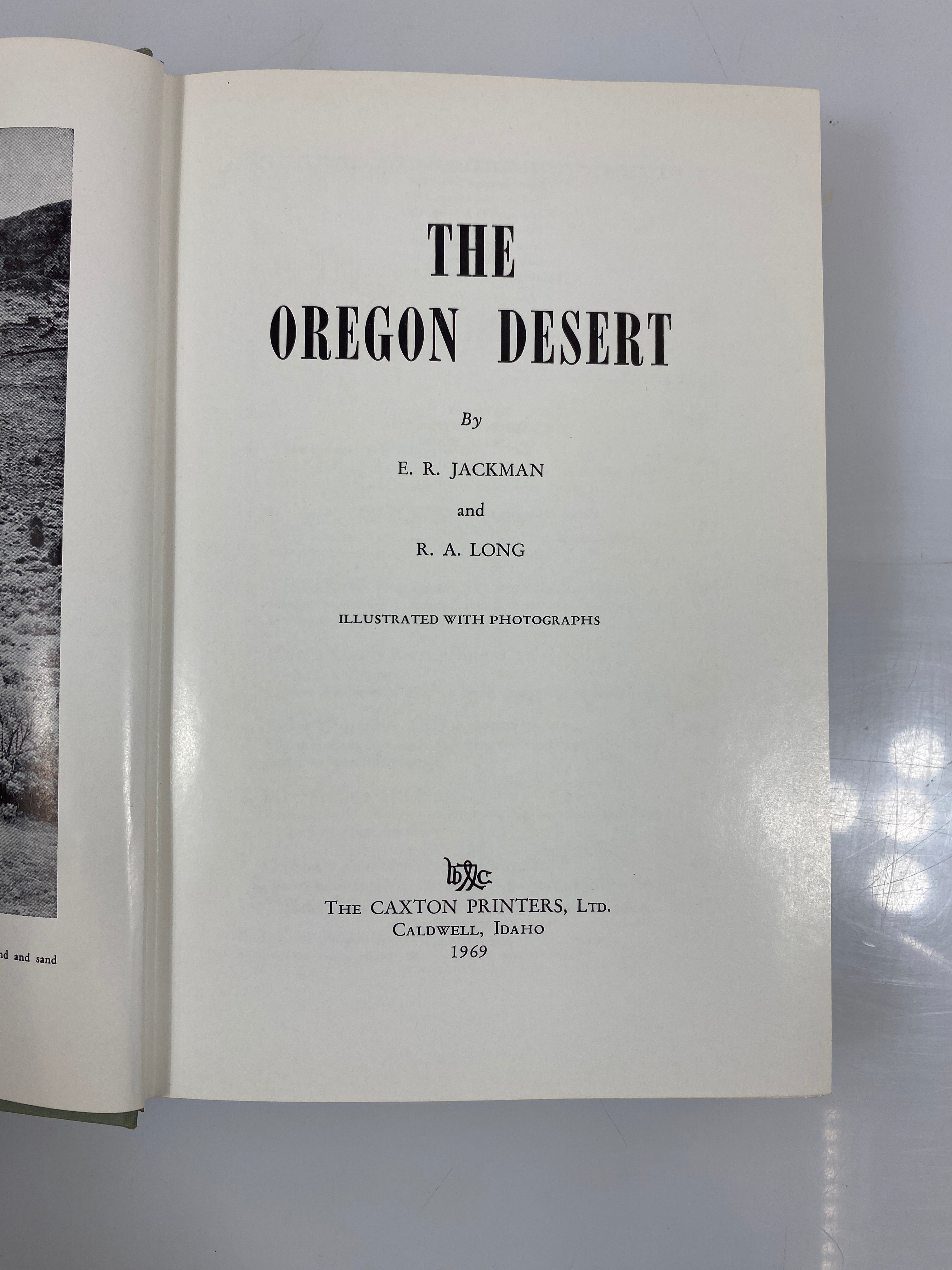The Oregon Desert by Jackman & Long 1969 HCDJ