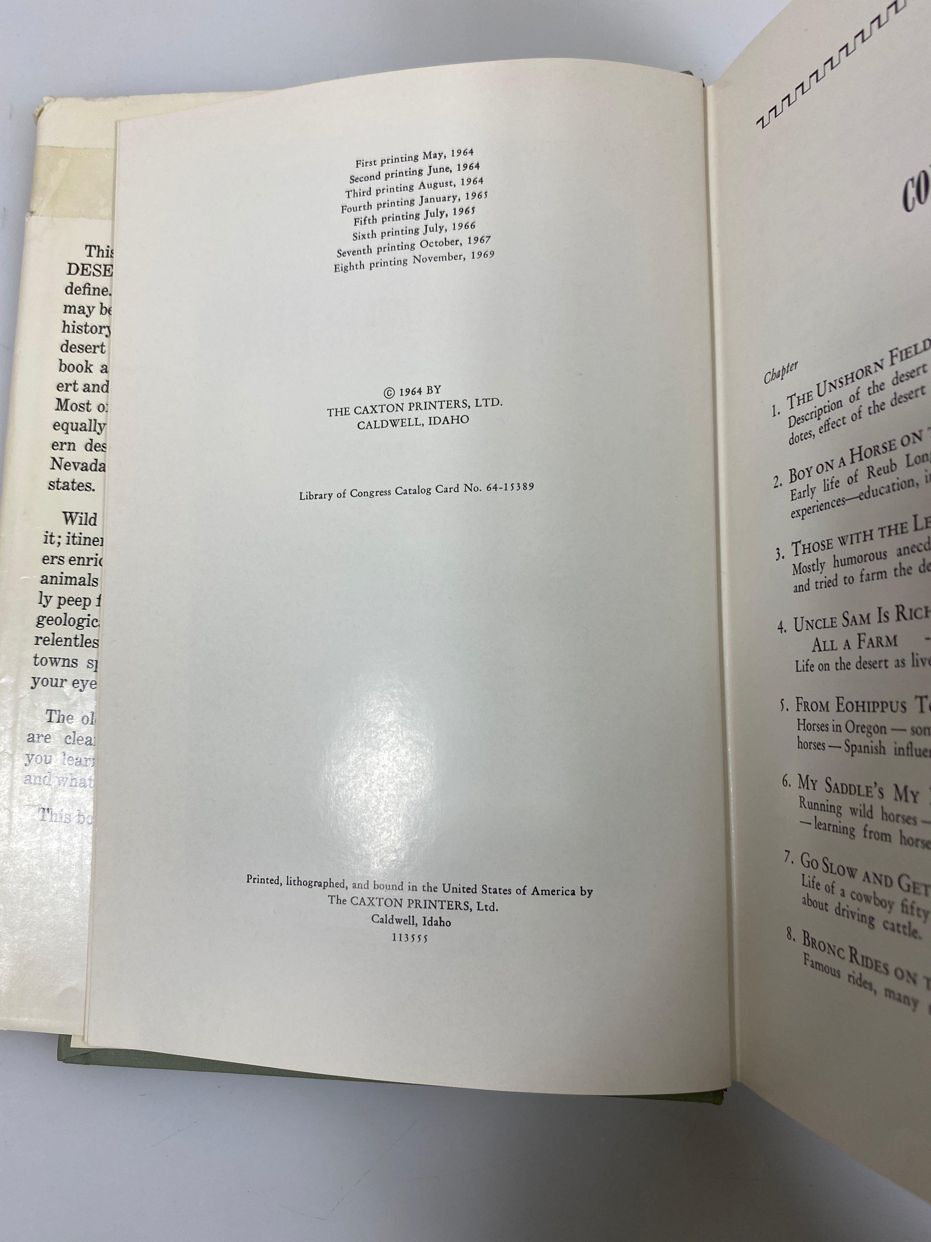 The Oregon Desert by Jackman & Long 1969 HCDJ