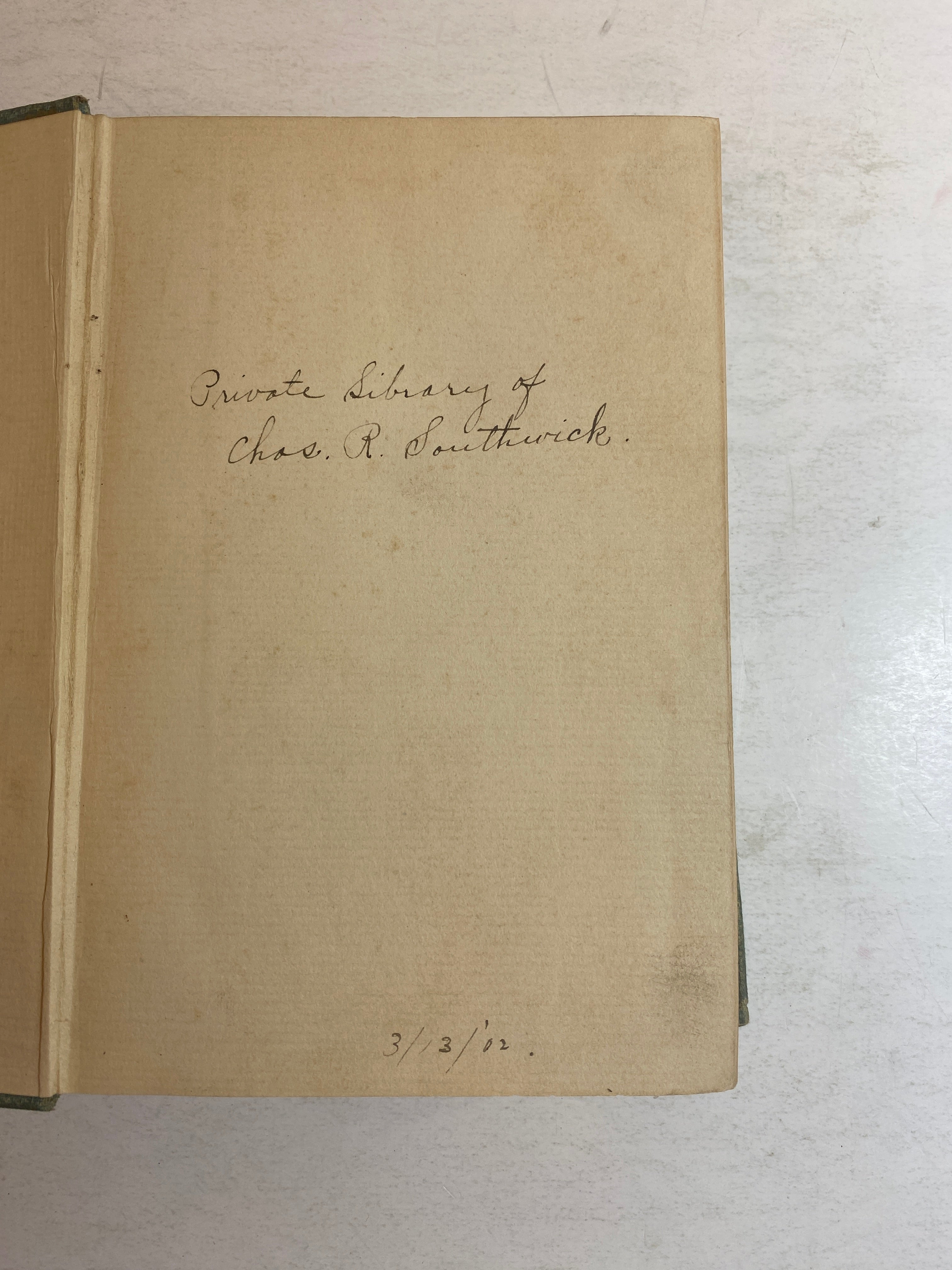 The Origin of Species Two Volumes in One Charles Darwin Antique HC c1900