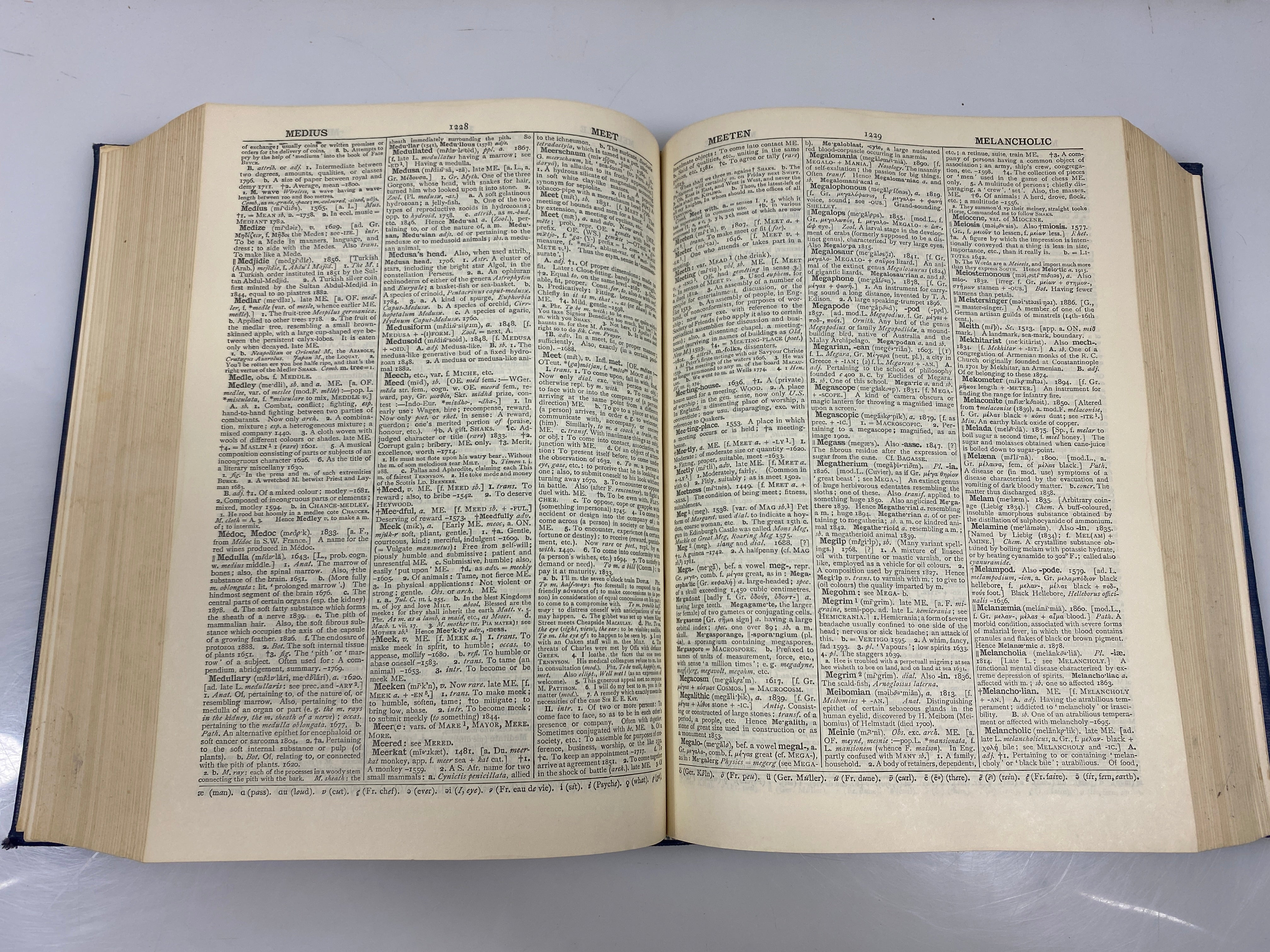 The Oxford Universal Dictionary on Historical Principles 3rd Ed. 1955 HC