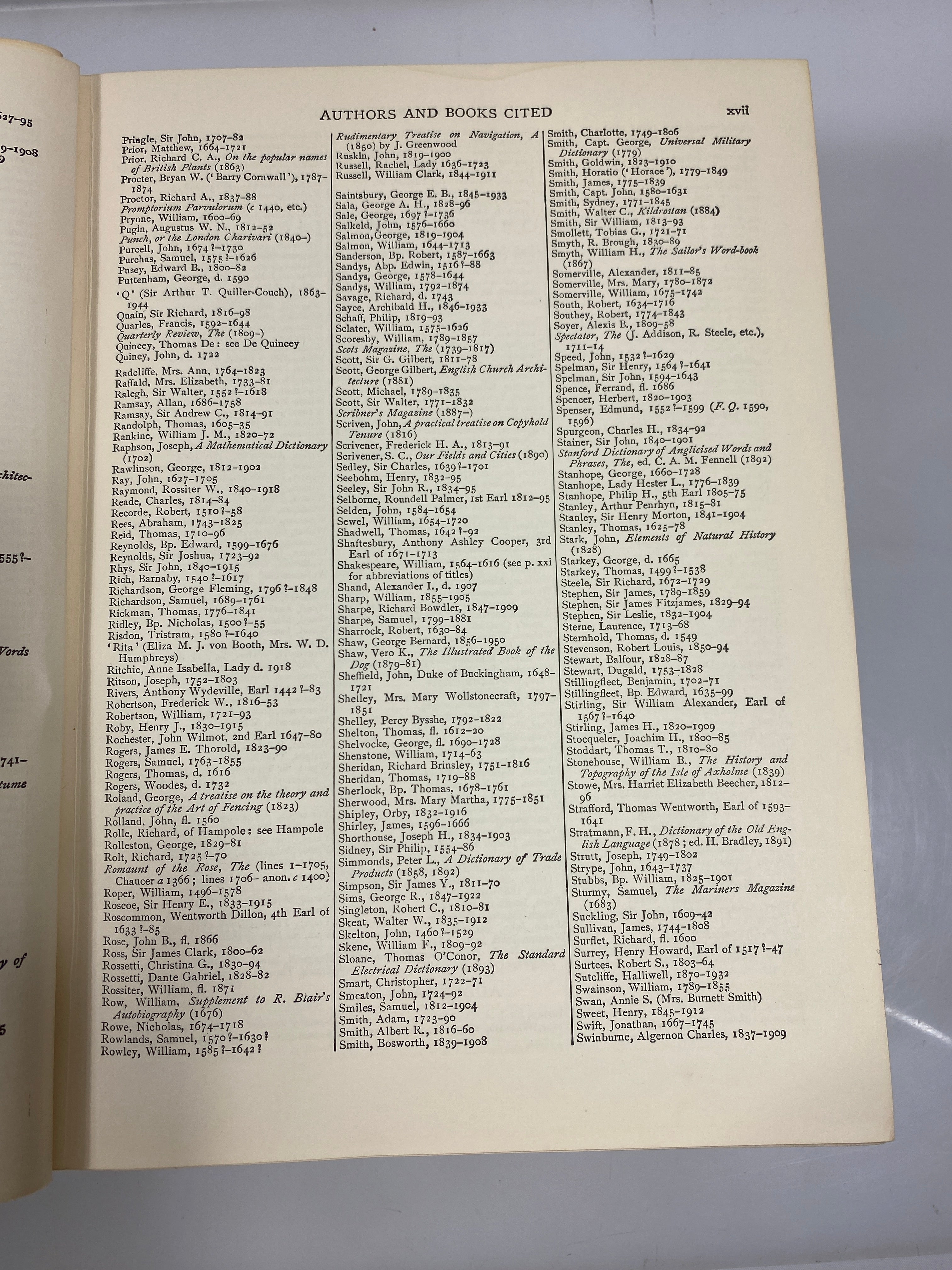 The Oxford Universal Dictionary on Historical Principles 3rd Ed. 1955 HC