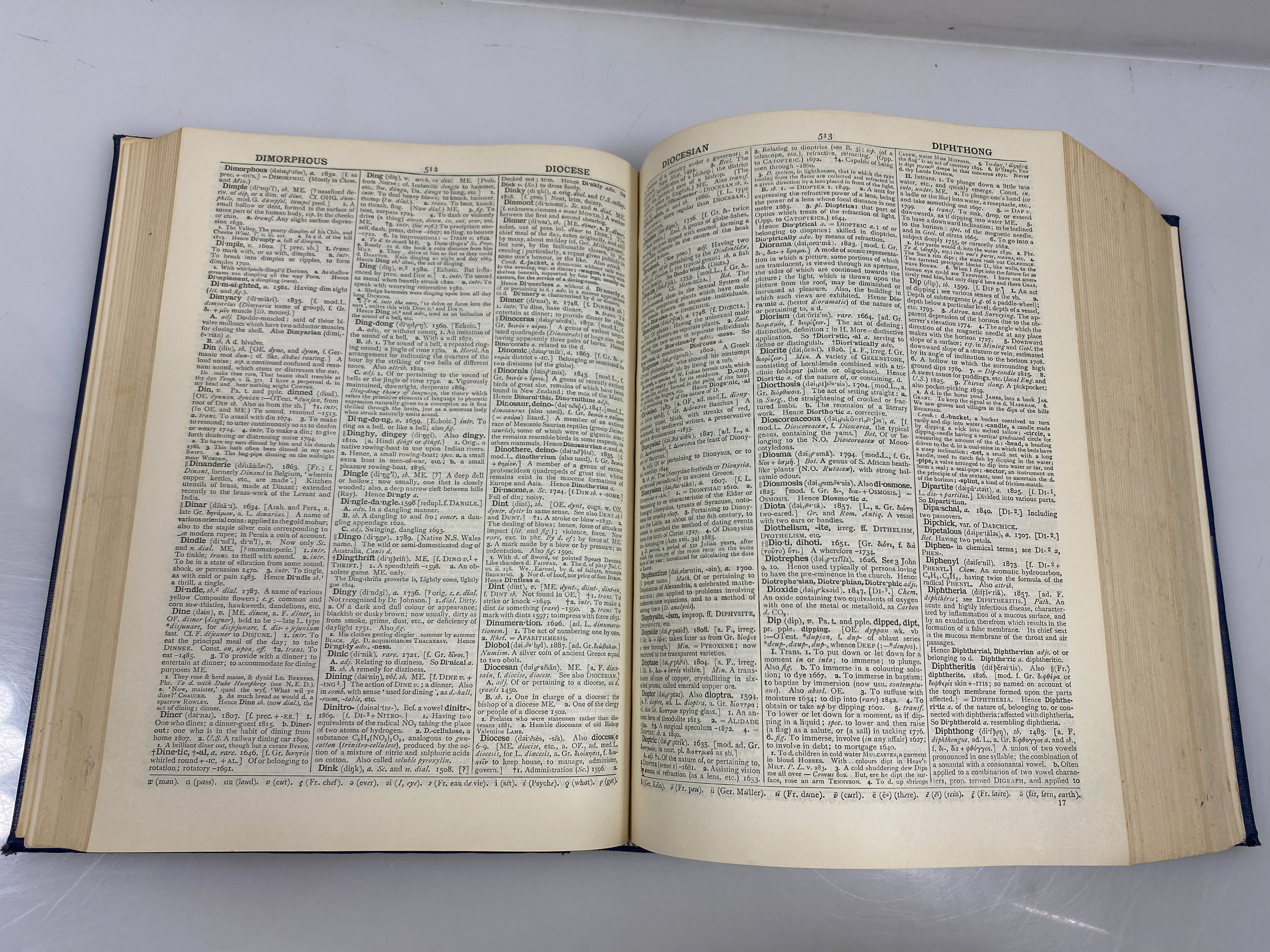 The Oxford Universal Dictionary on Historical Principles 3rd Ed. 1955 HC