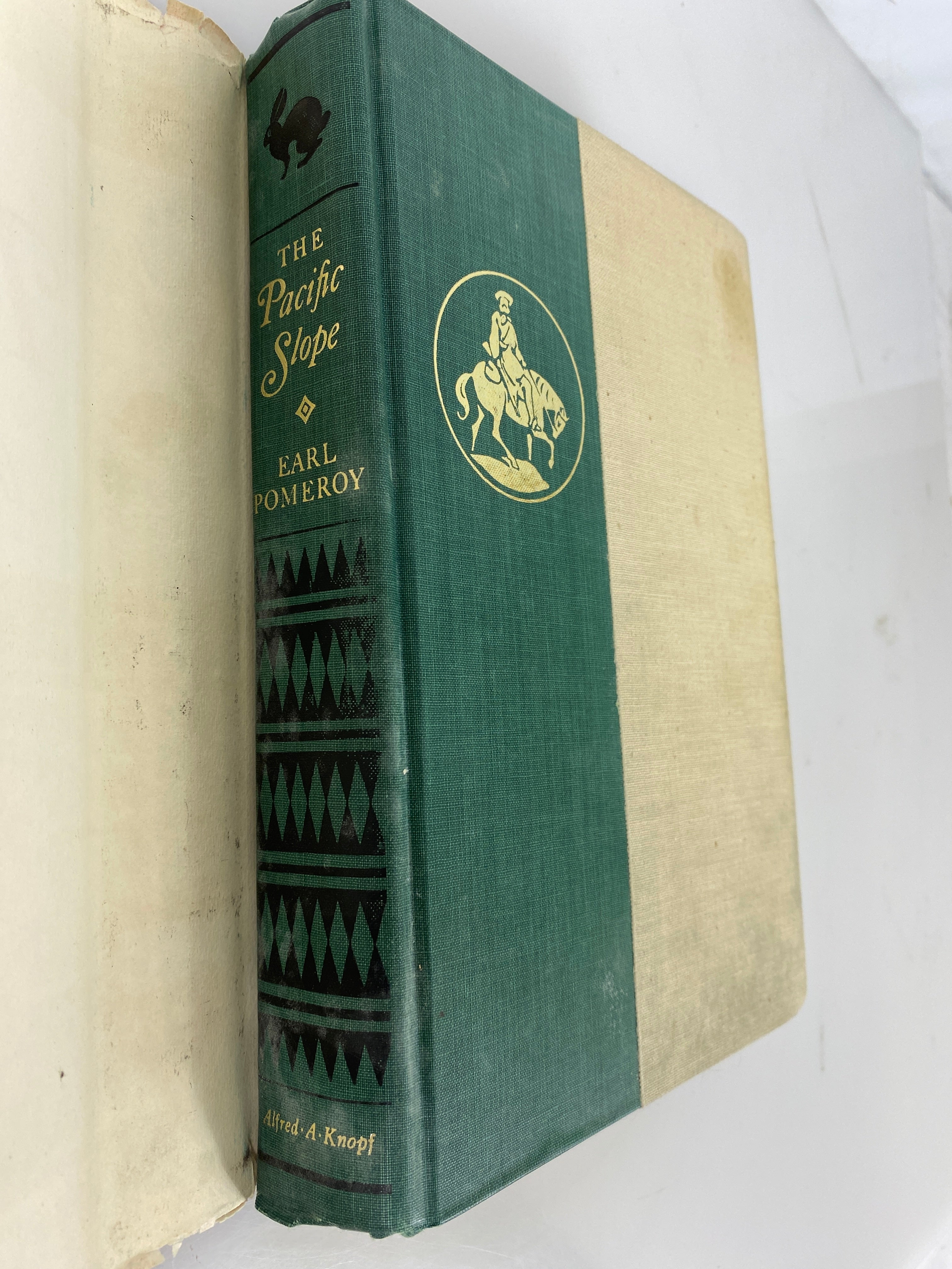 The Pacific Slope by Earl Pomeroy 1966 Second Printing Vintage HC DJ