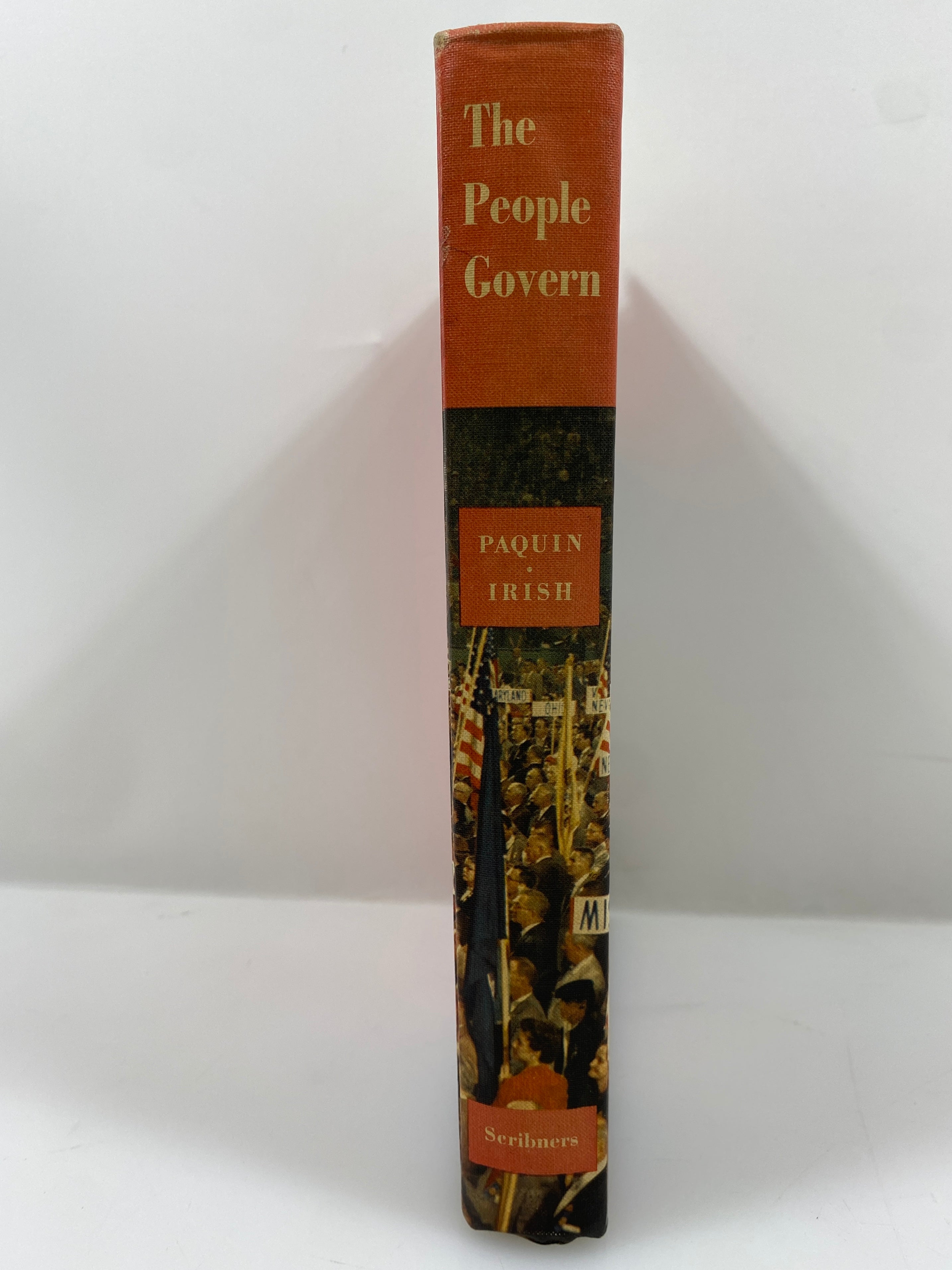 The People Govern by Paquin/Irish w Supplement 1961 Vintage HC Textbook
