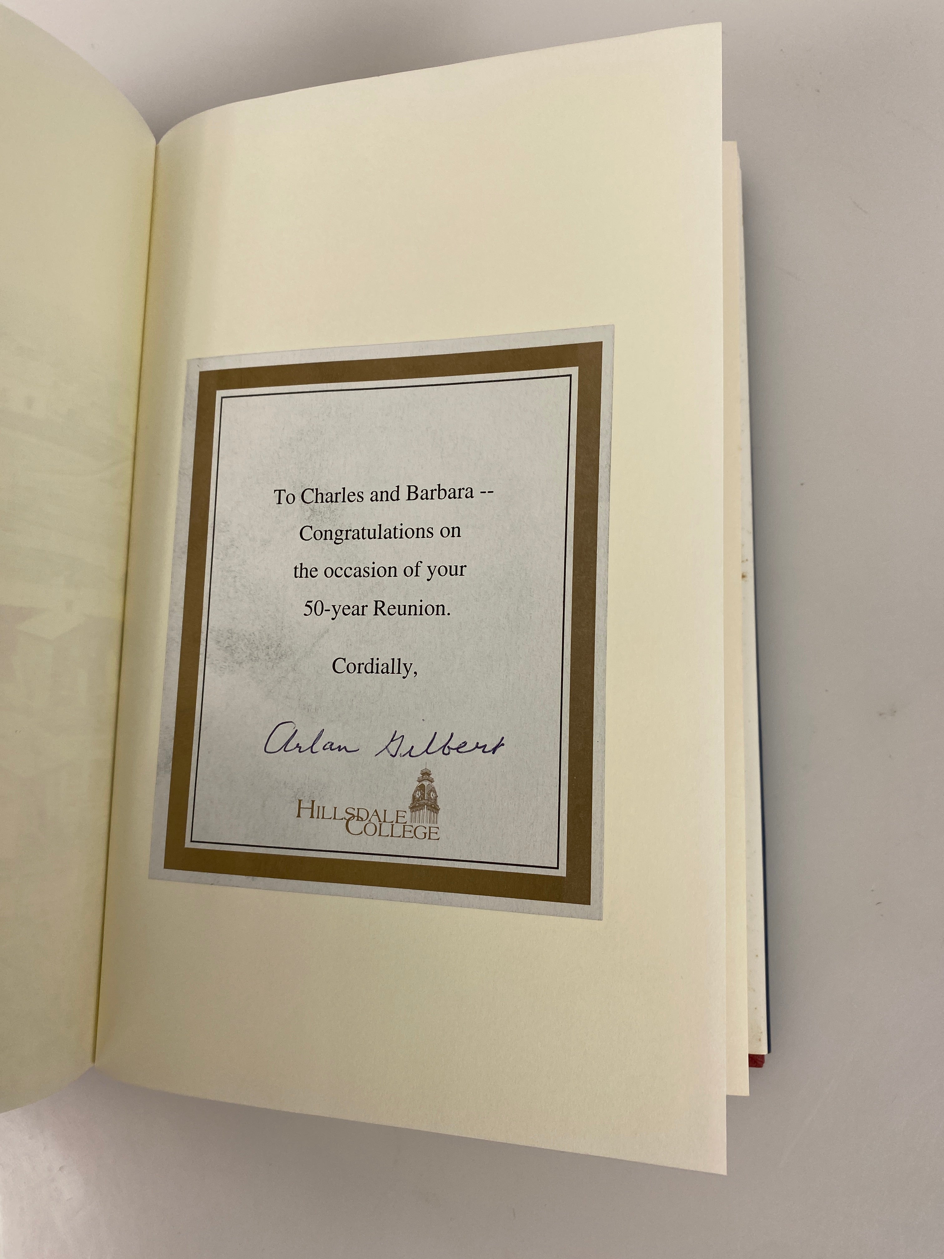 The Permanent Things Hillsdale College Arlan Gilbert 1998 *signed*