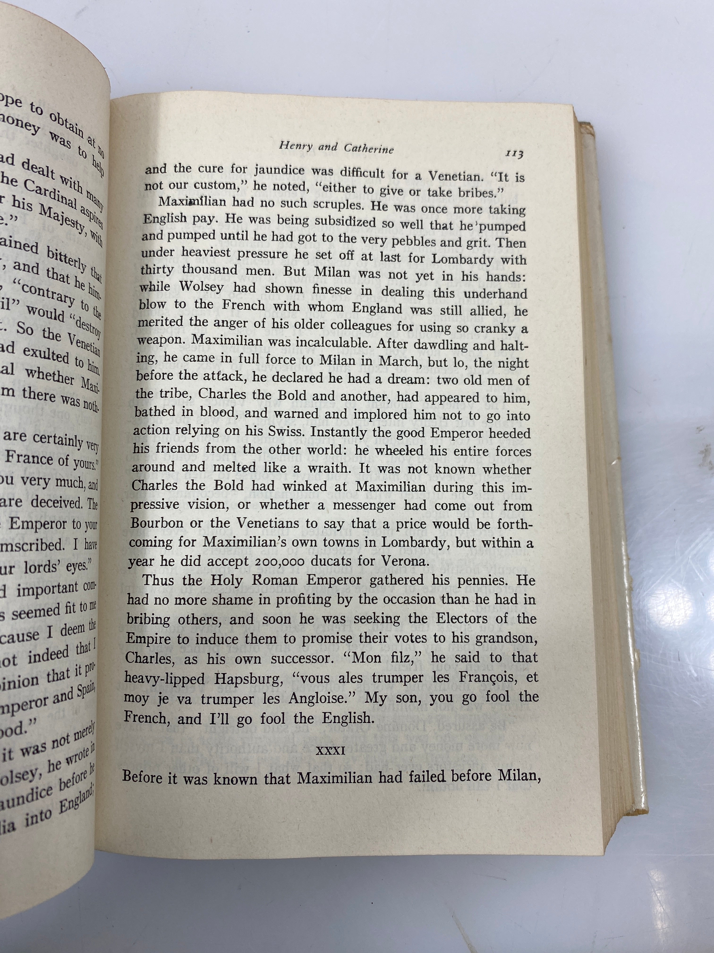 The Personal History of Henry The Eighth by Hackett 1945 HCDJ