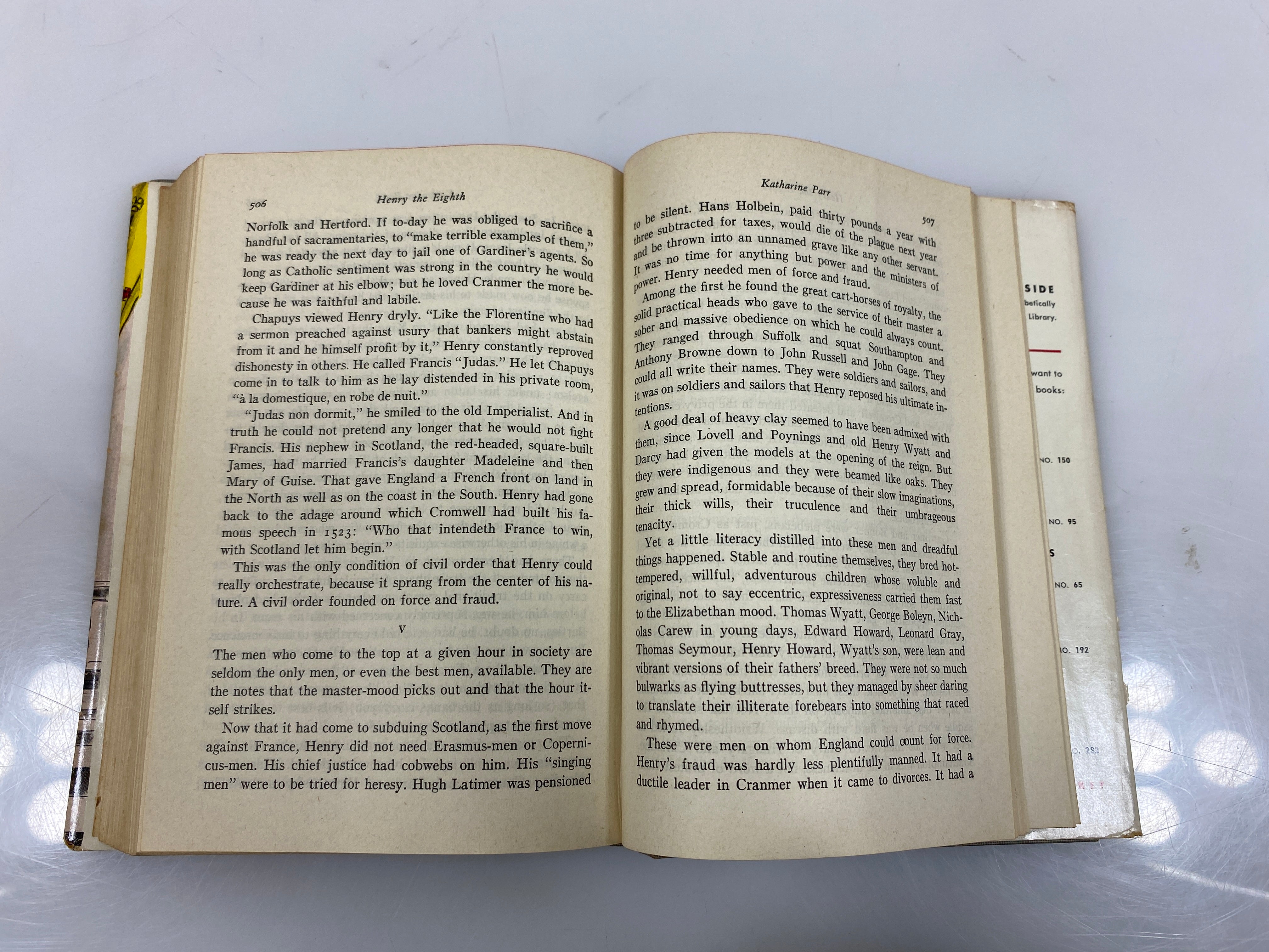 The Personal History of Henry The Eighth by Hackett 1945 HCDJ