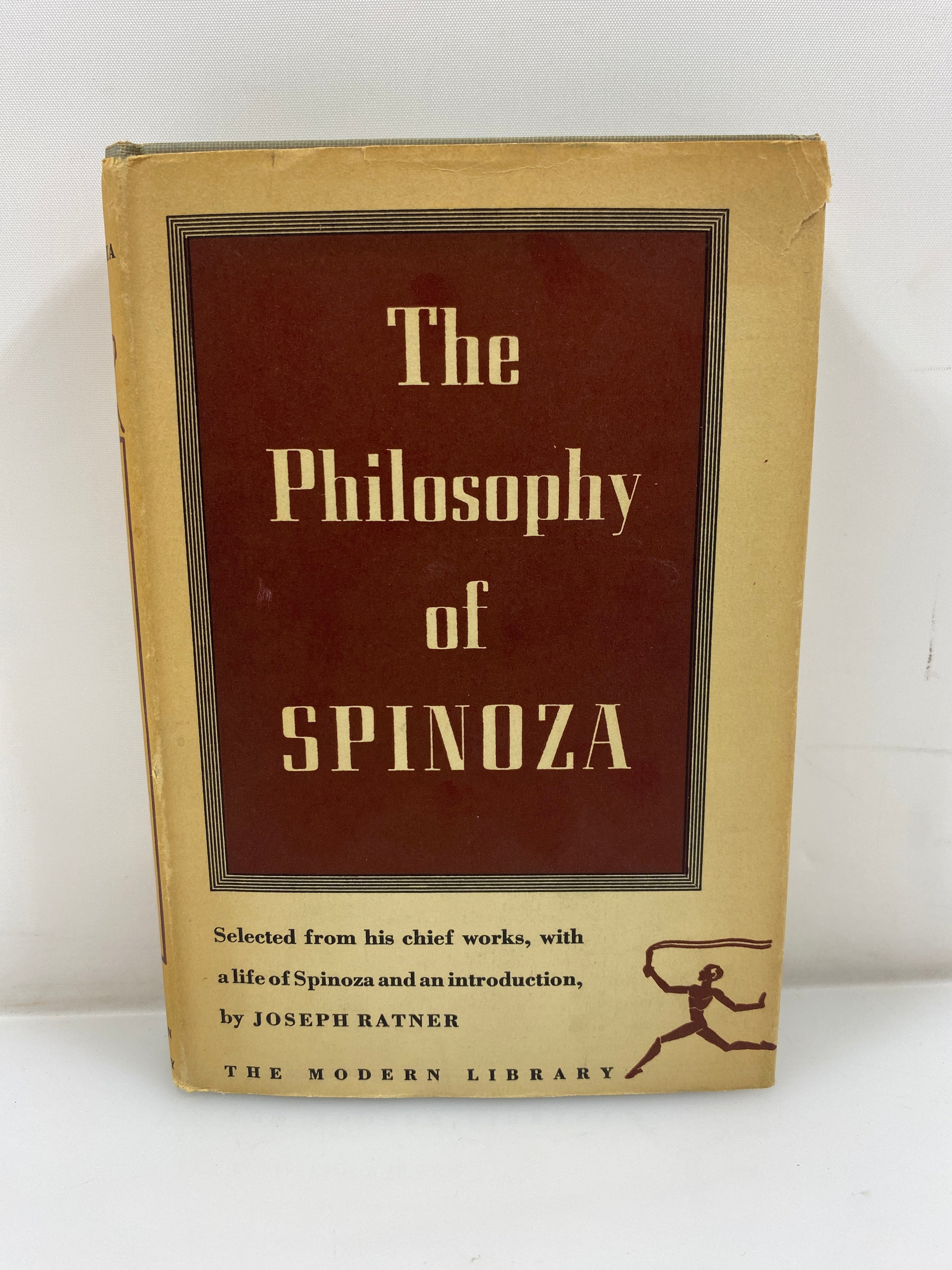 The Philosophy of Spinoza The Modern Library 1954 HCDJ