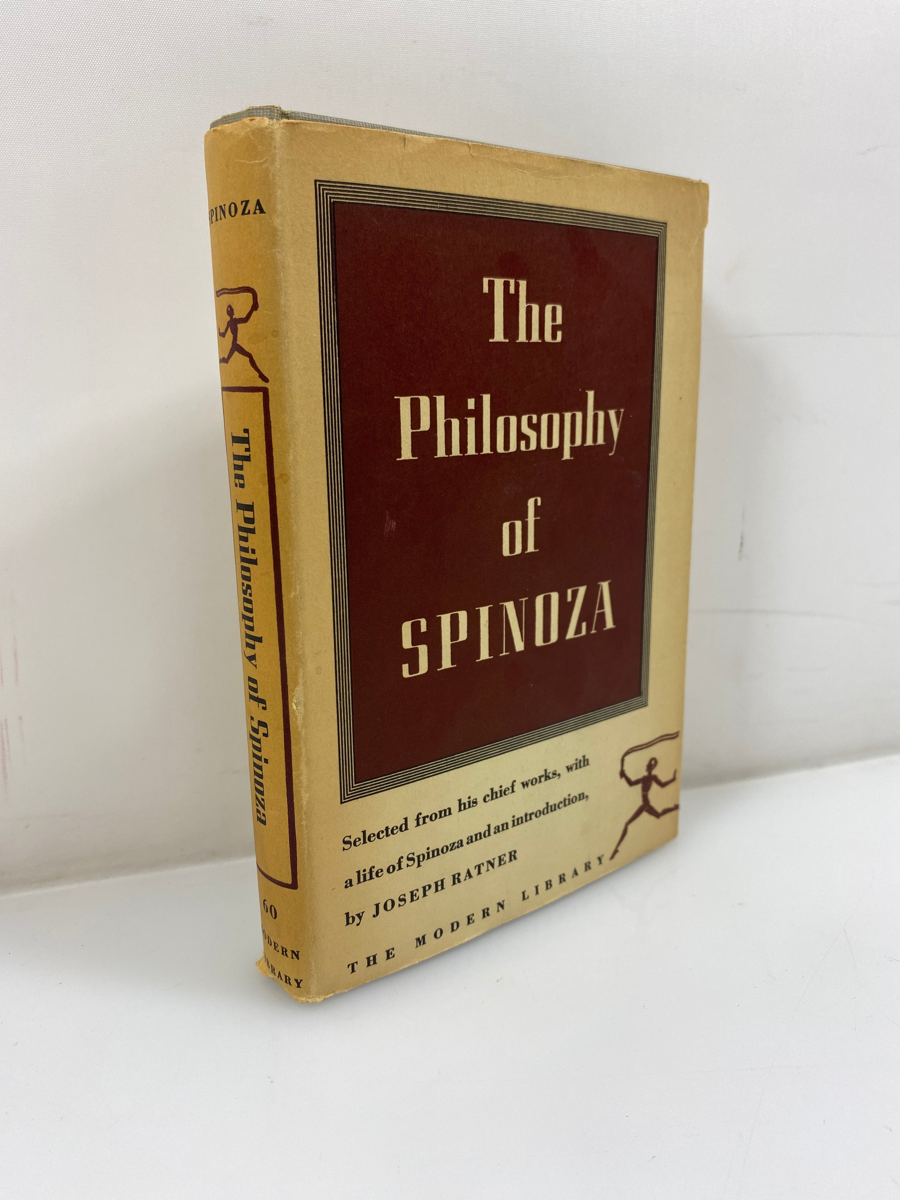 The Philosophy of Spinoza The Modern Library 1954 HCDJ