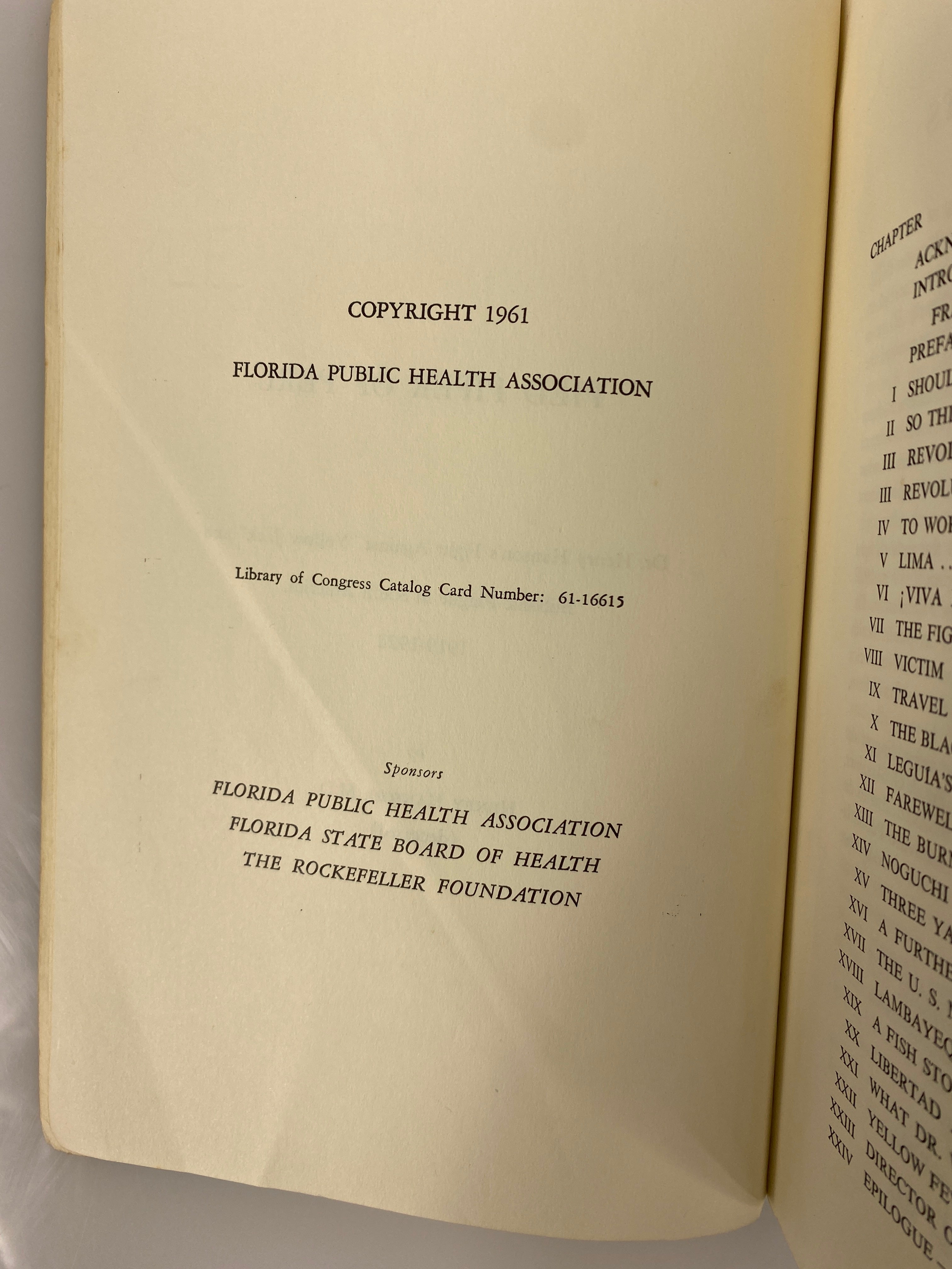 The Pied Piper of Peru by Henry Hanson 1961 FL Public Health Association SC