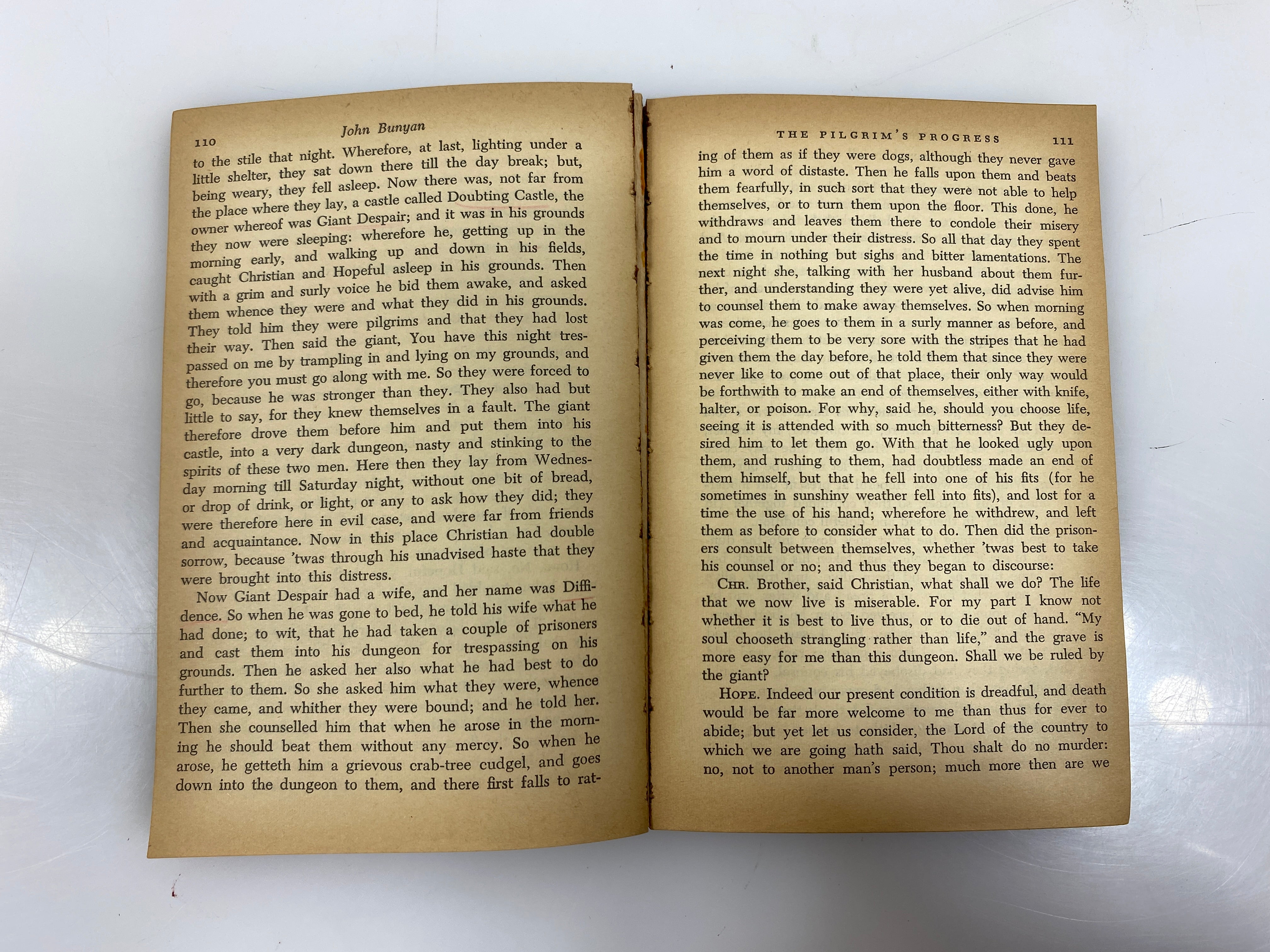 The Pilgrim's Progress Bunyan Pocket Library 1957 SC