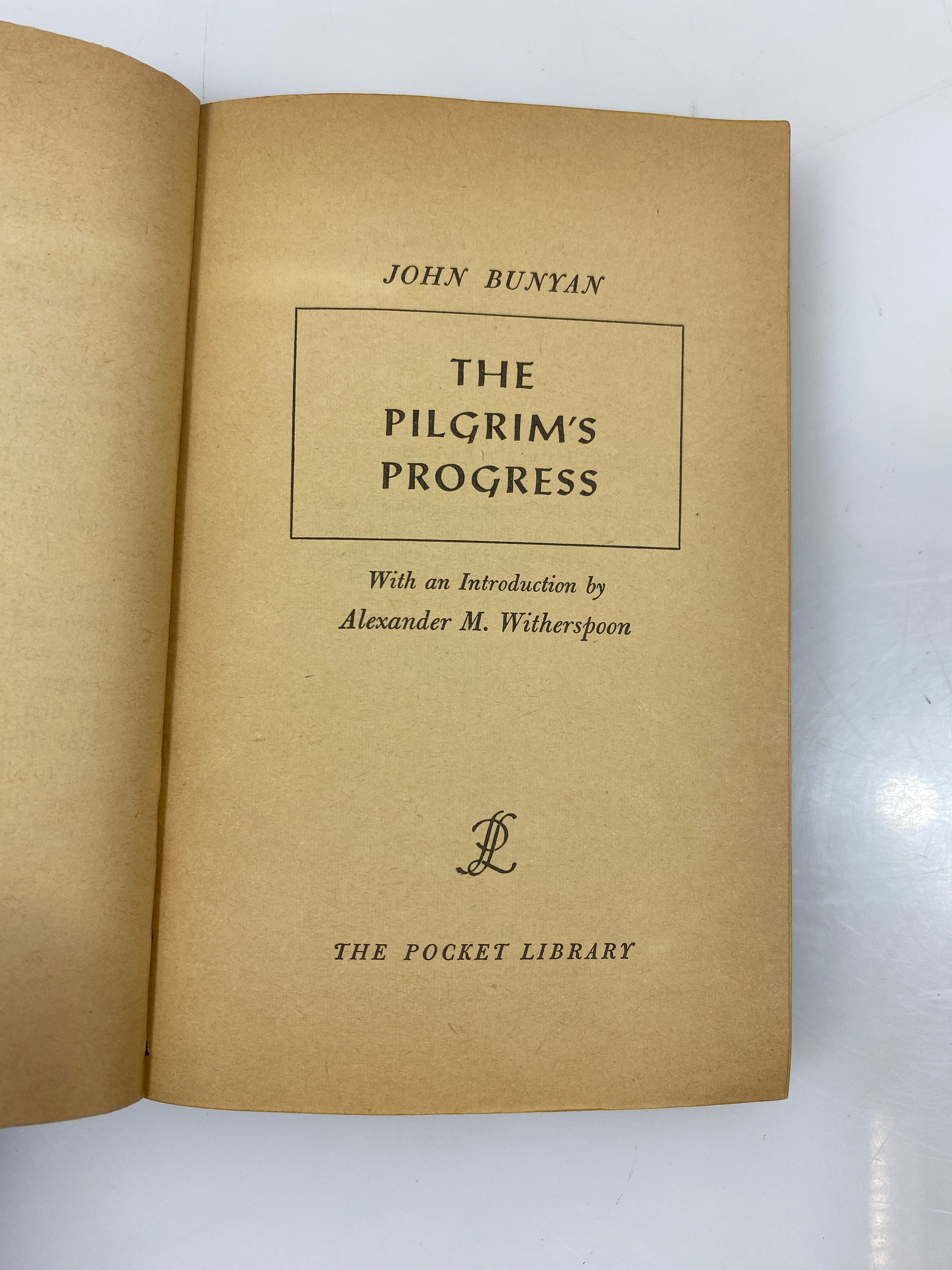 The Pilgrim's Progress Bunyan Pocket Library 1957 SC
