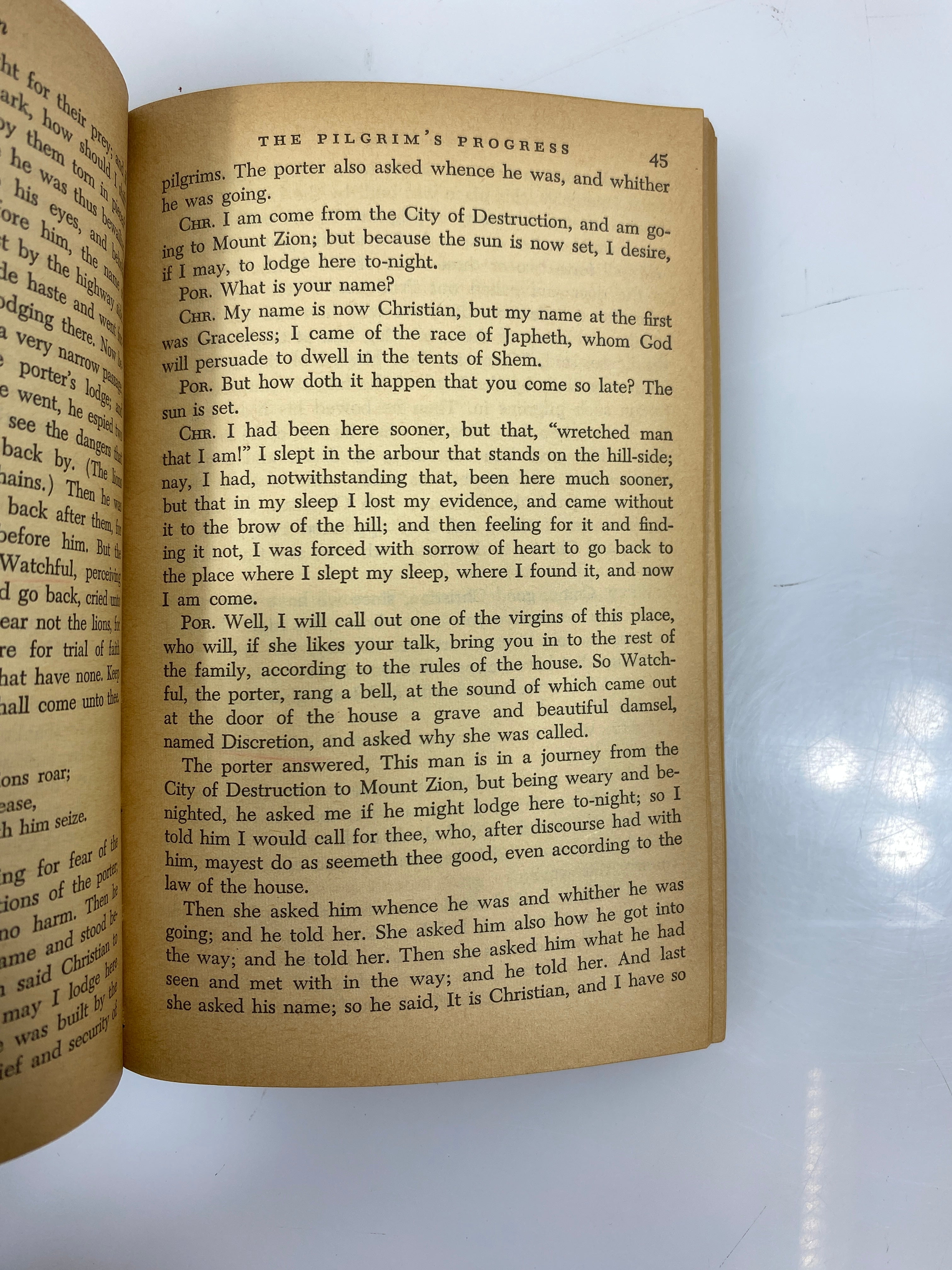 The Pilgrim's Progress Bunyan Pocket Library 1957 SC