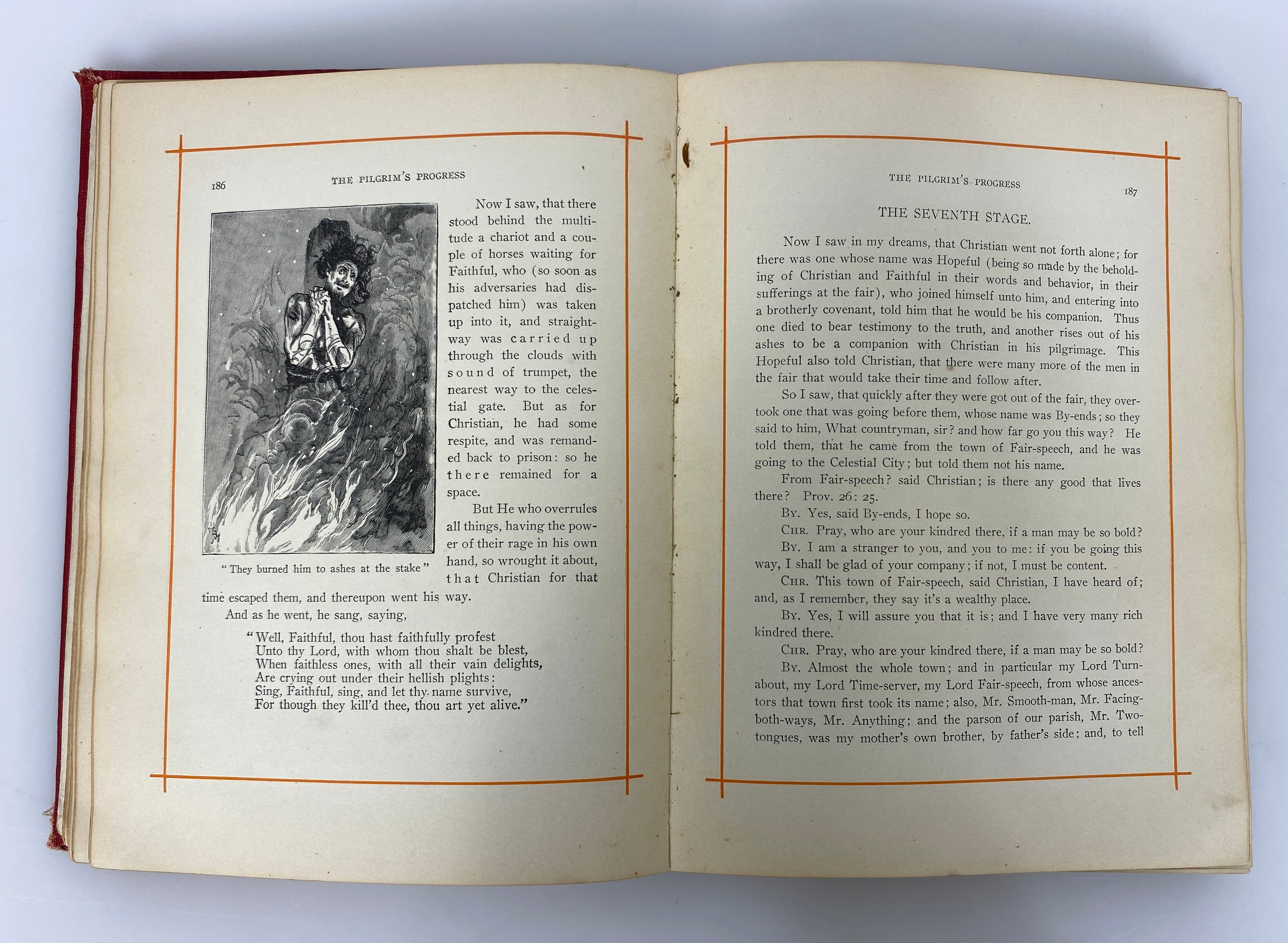 The Pilgrim's Progress by John Bunyan The Christian Herald Red Line Edition HC
