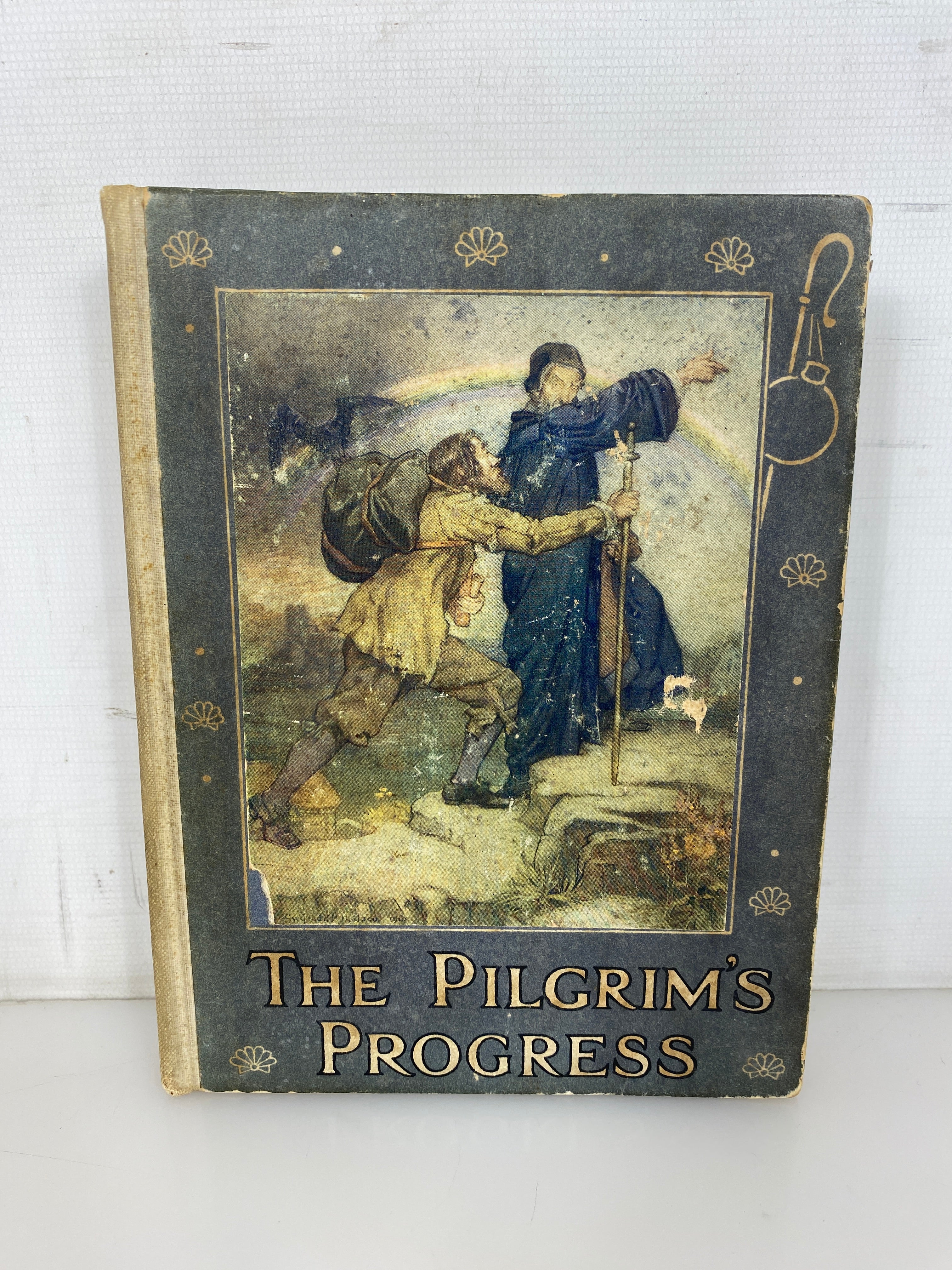The Pilgrim's Progress John Bunyan Children's Edition 1911 Antique HC