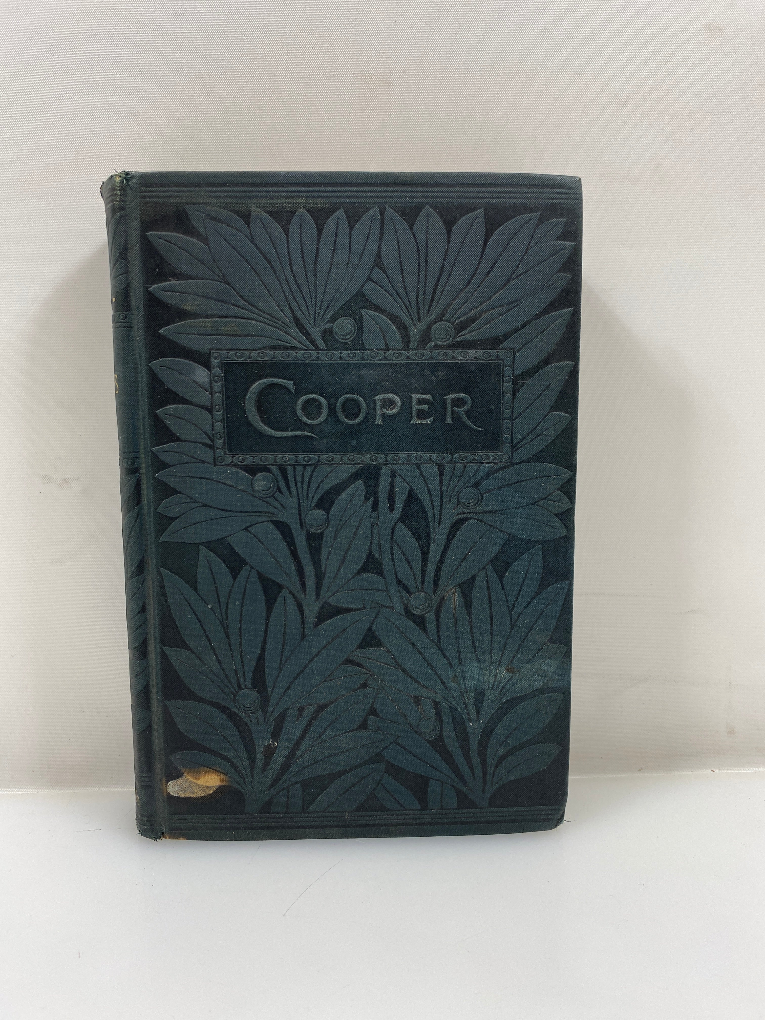 The Pioneers by Fenimore Cooper c1880's Antique HC