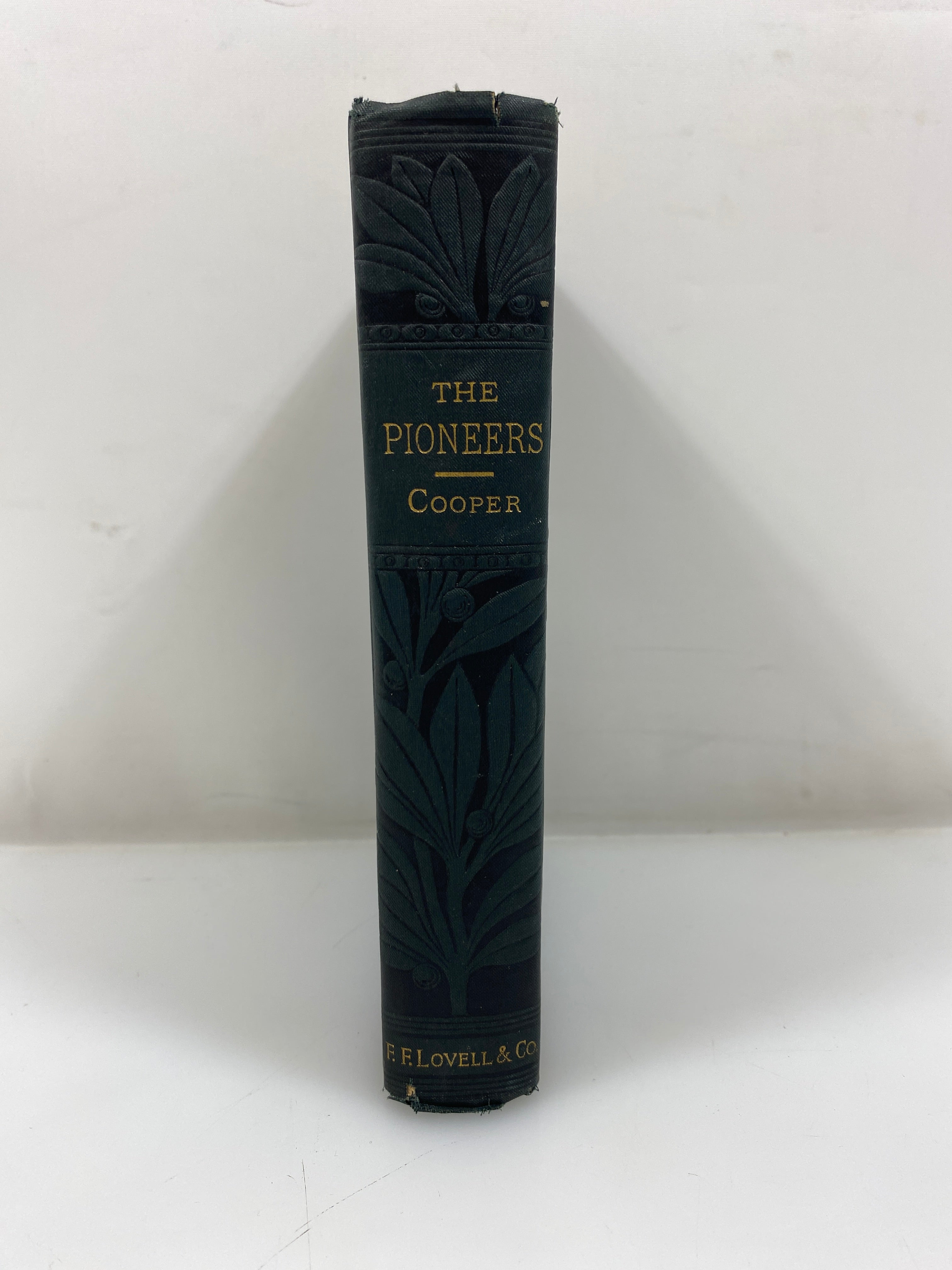 The Pioneers by Fenimore Cooper c1880's Antique HC