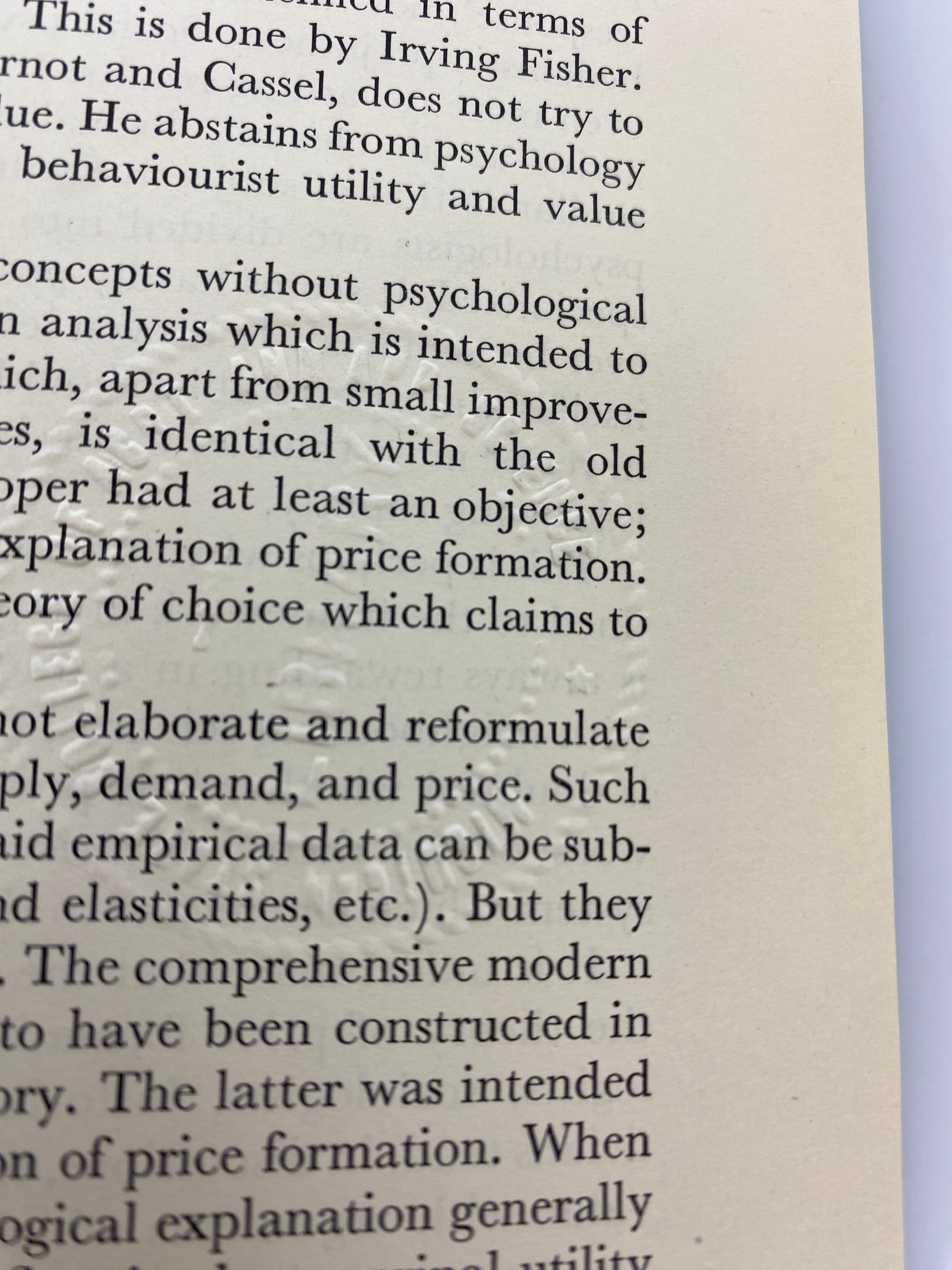 The Political Element in the Development of Economic Theory Myrdal Ex-Library HC