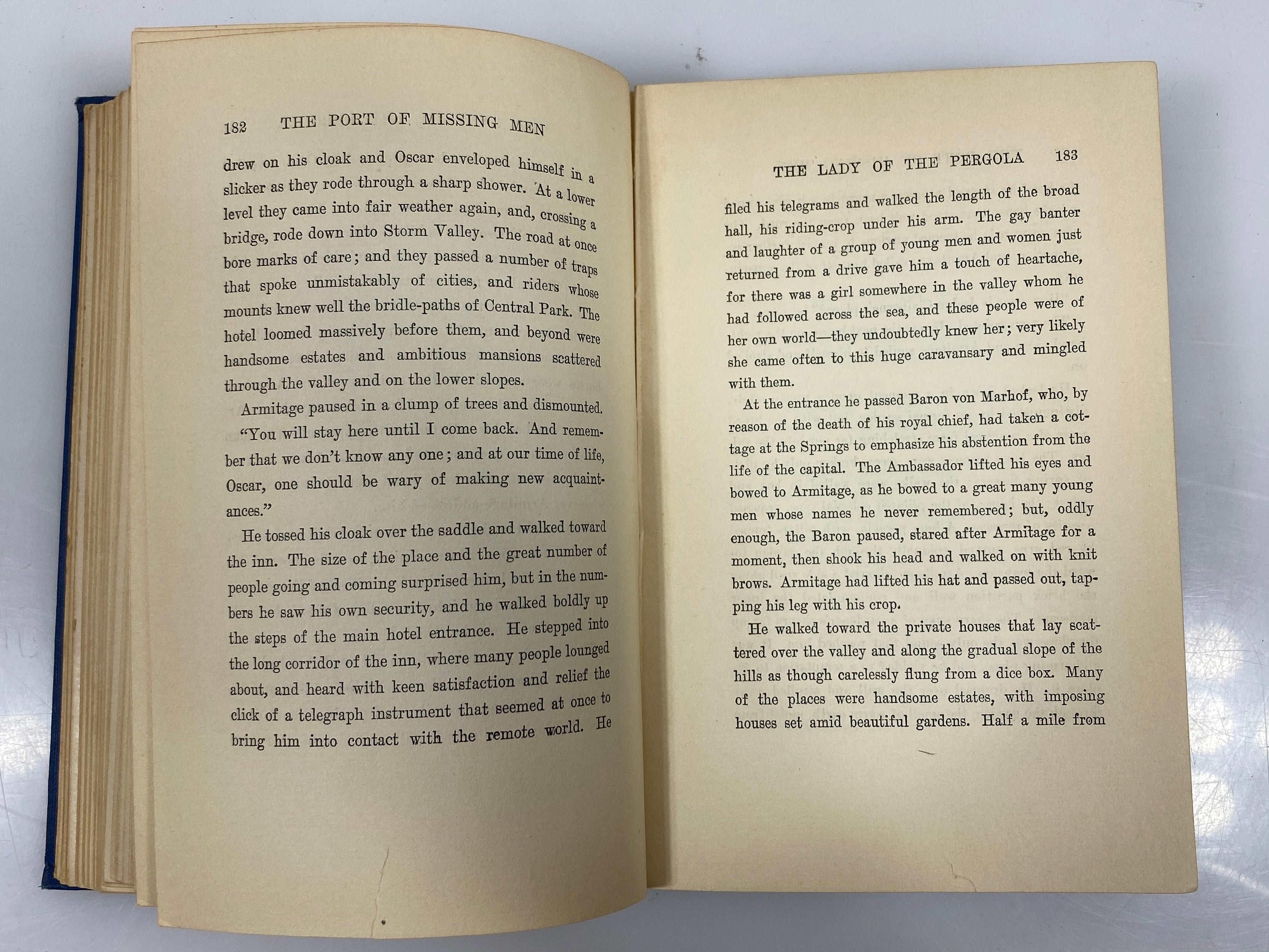 The Port of Missing Men by Meredith Nicholson HC 1907