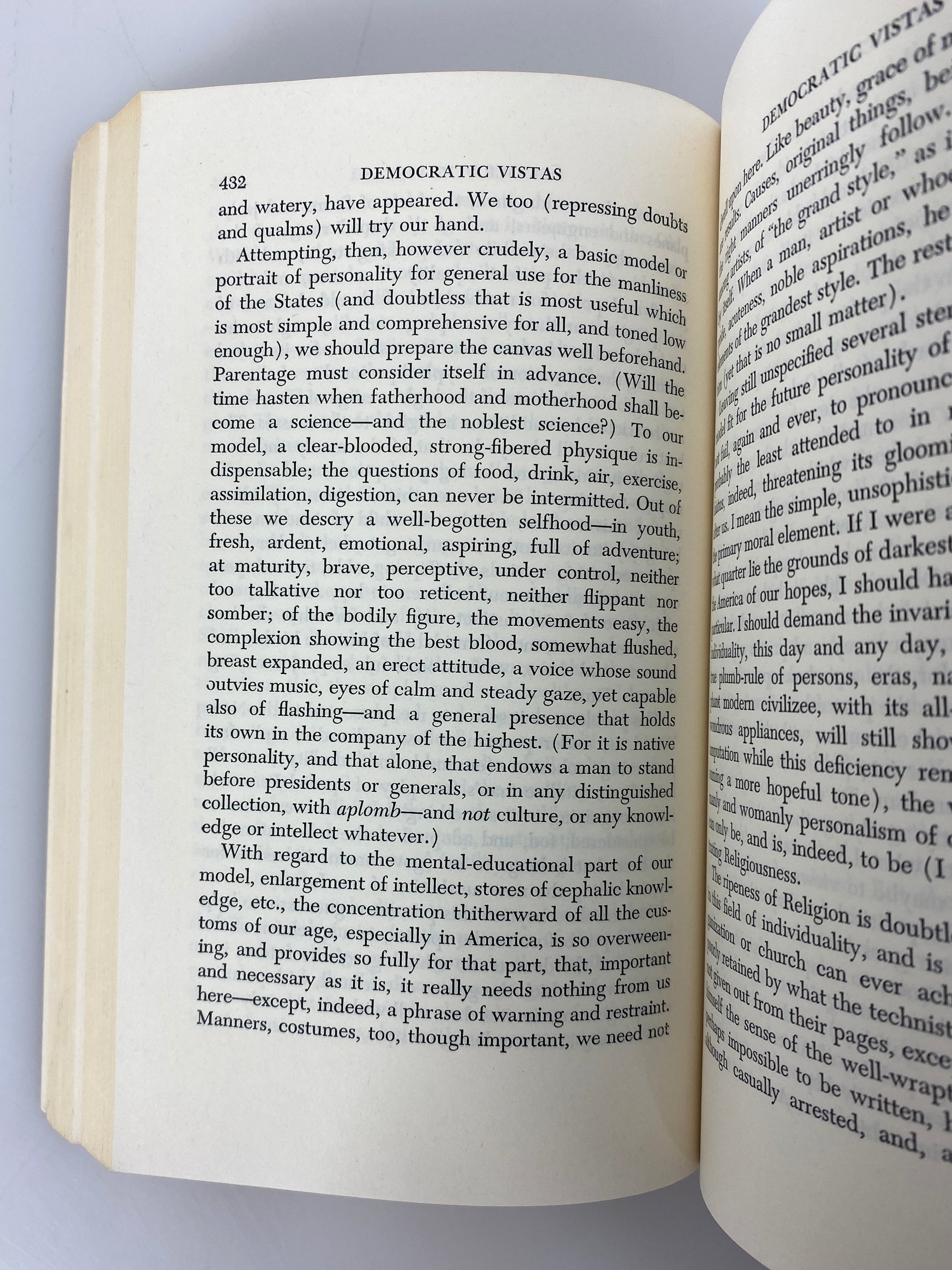The Portable Walt Whitman by Van Doren 1966 11th Printing Vintage SC