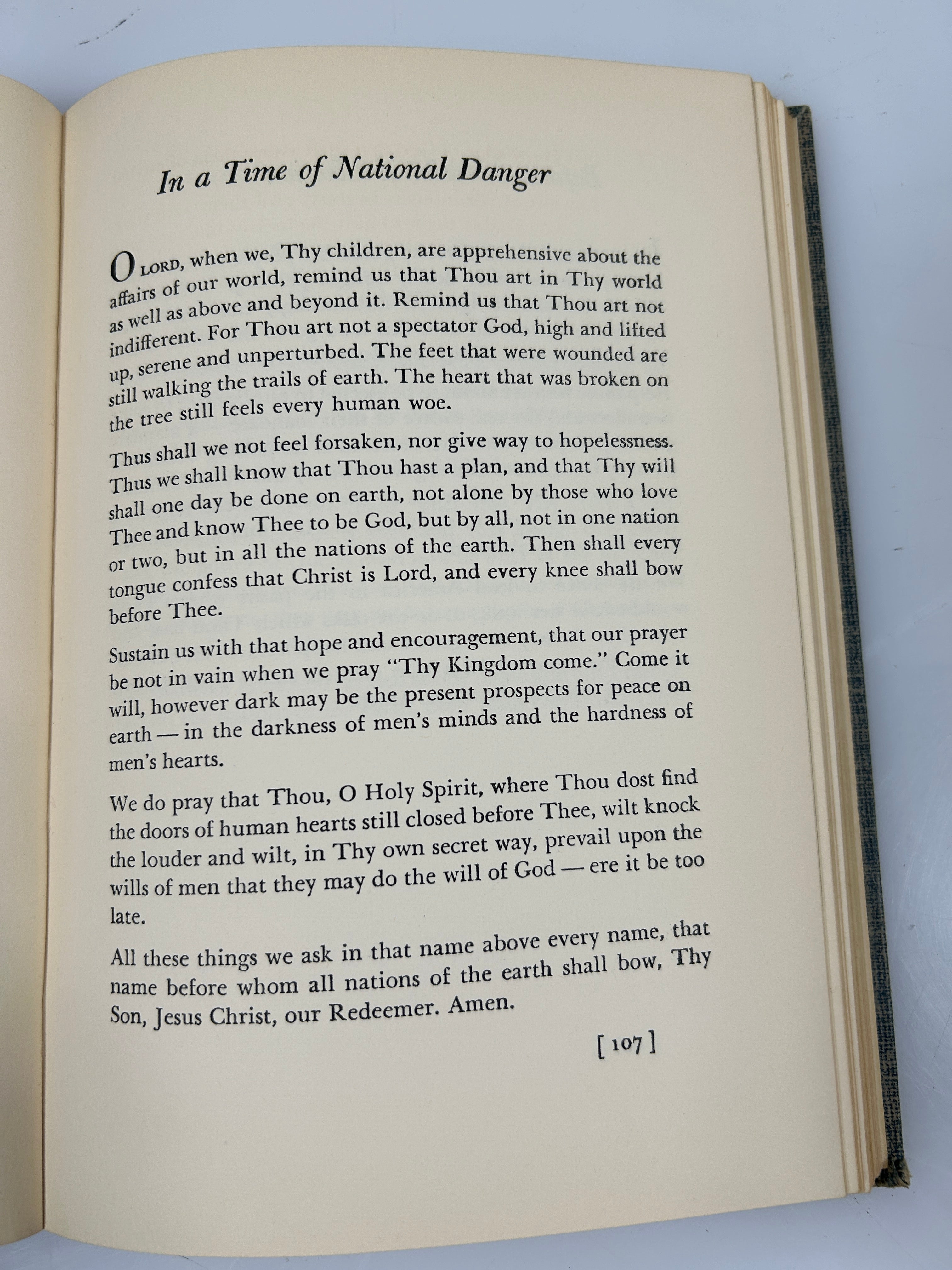 The Prayers of Peter Marshall editor Catherine Marshall Ex-Lib *signed* 1954 HC