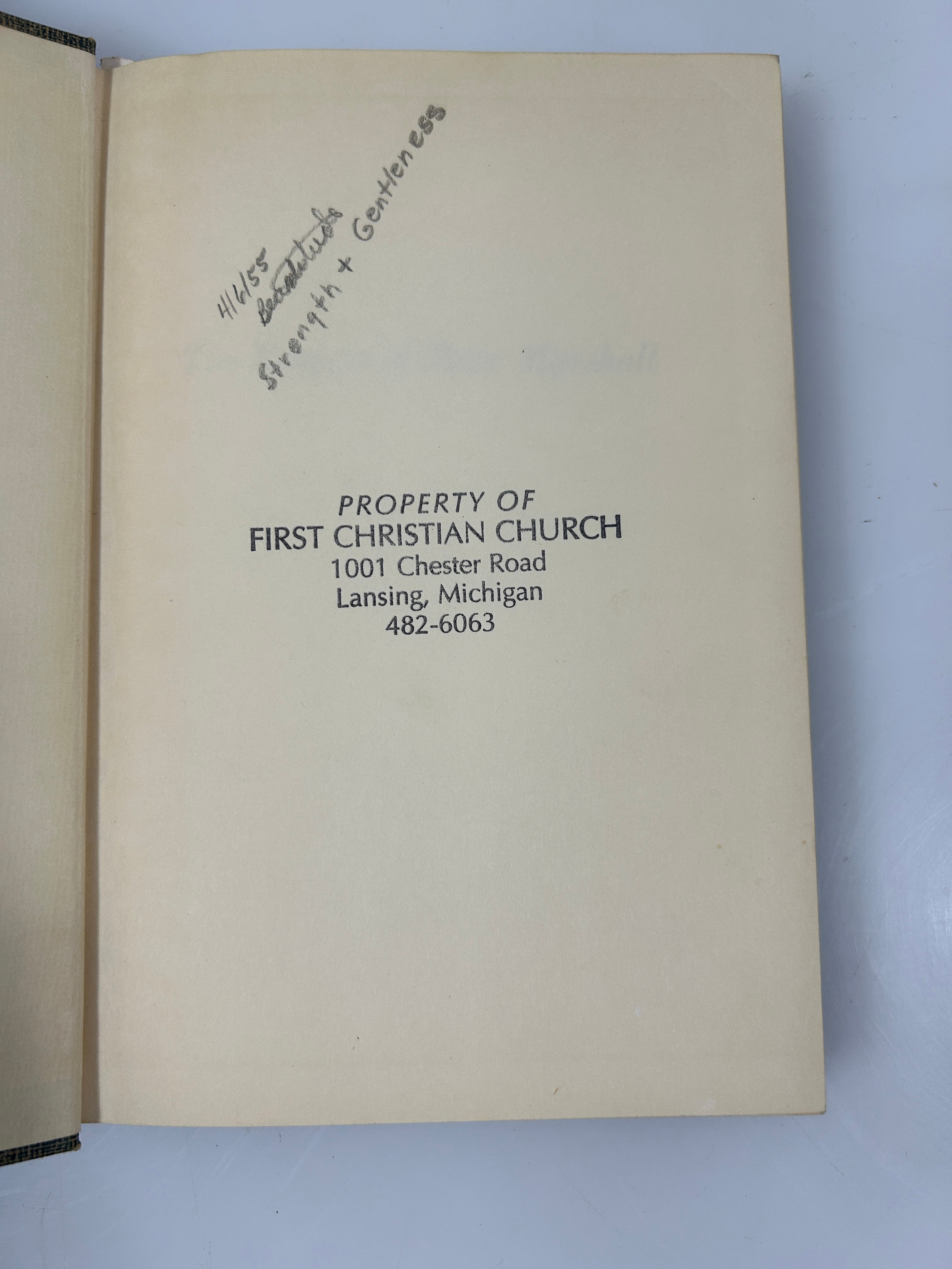 The Prayers of Peter Marshall editor Catherine Marshall Ex-Lib *signed* 1954 HC