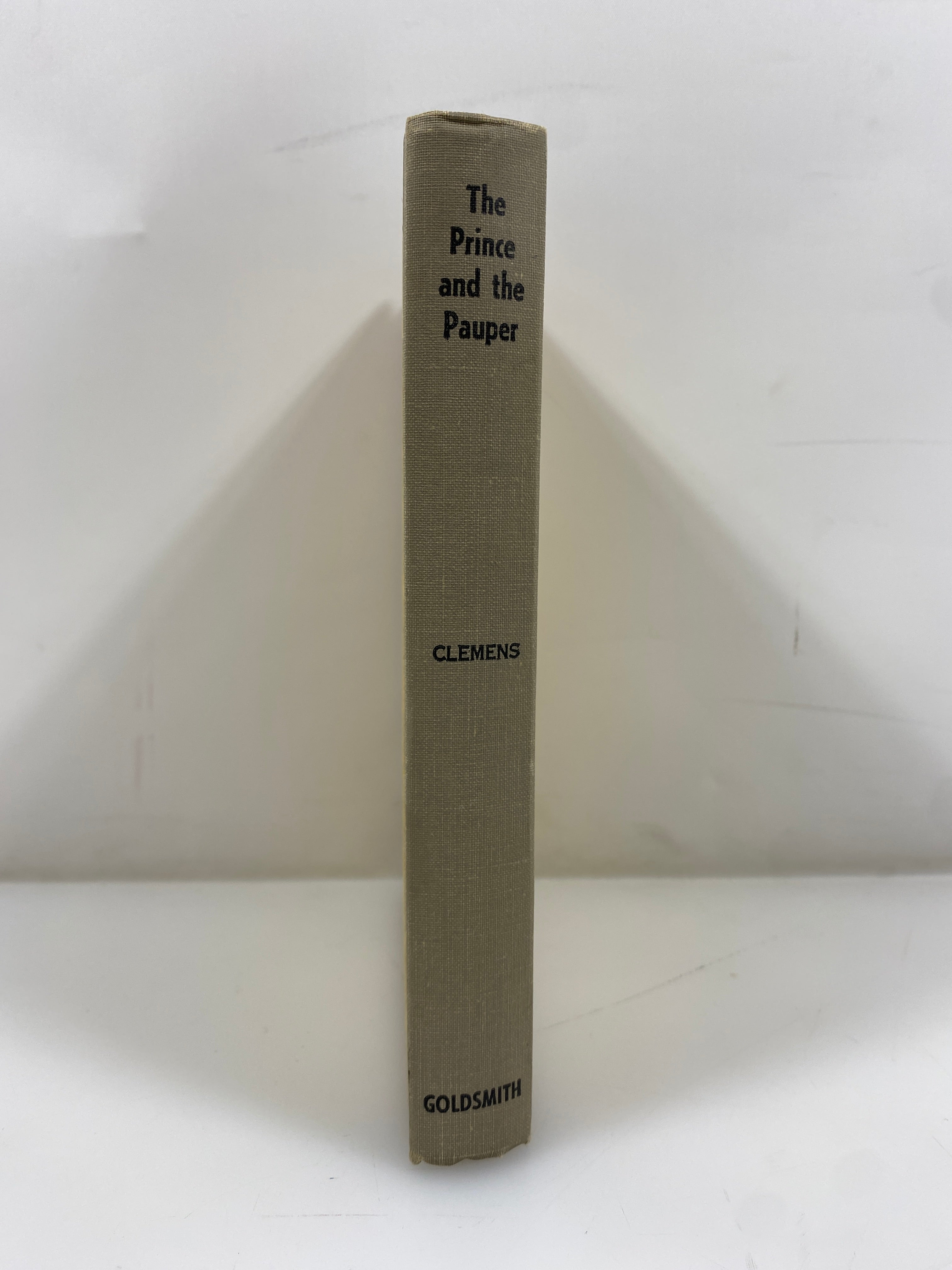 The Prince and the Pauper by Clemens Goldsmith Publishing Co HC