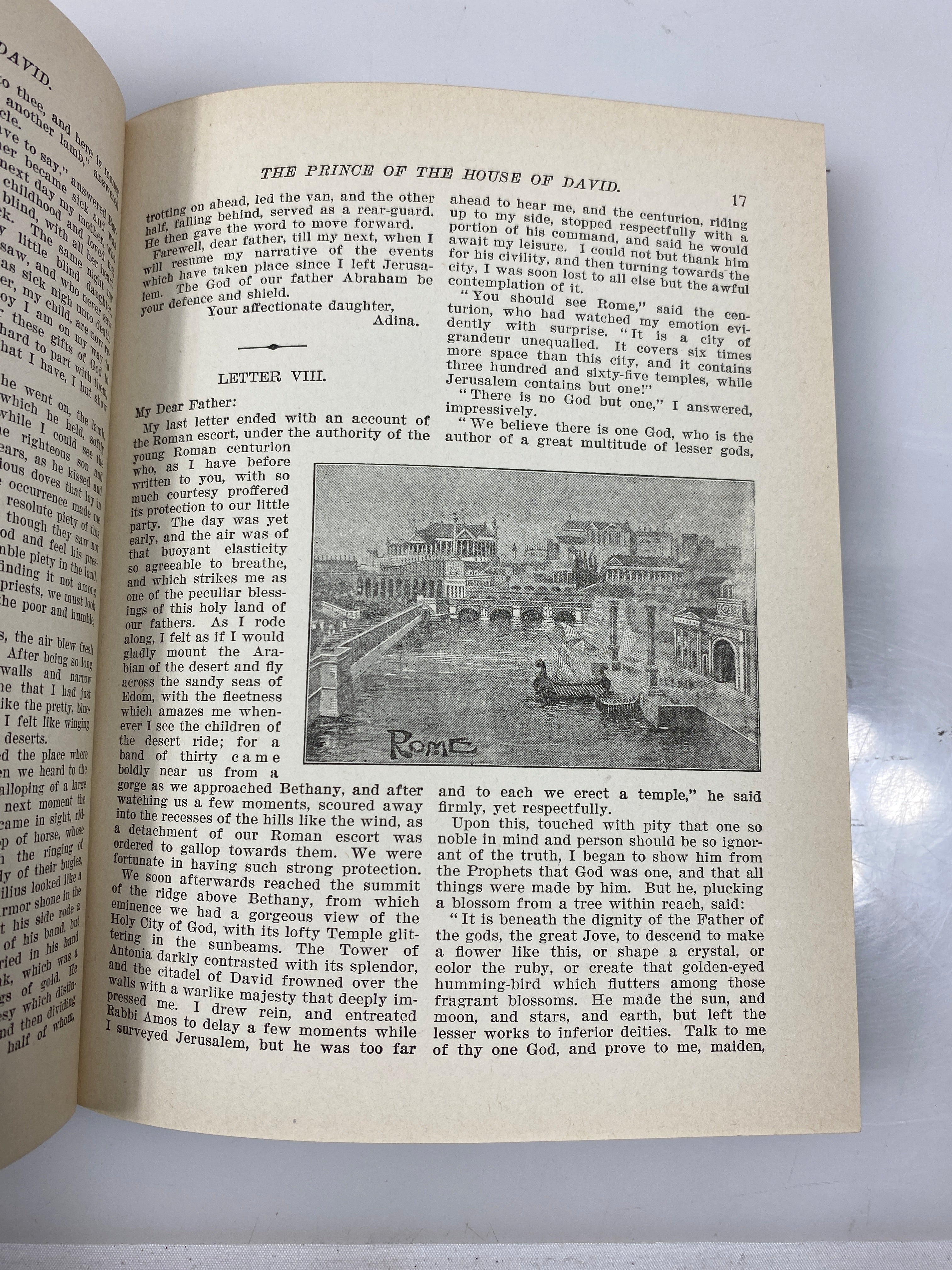 The Prince of the House of David by Ingraham Reprint HC