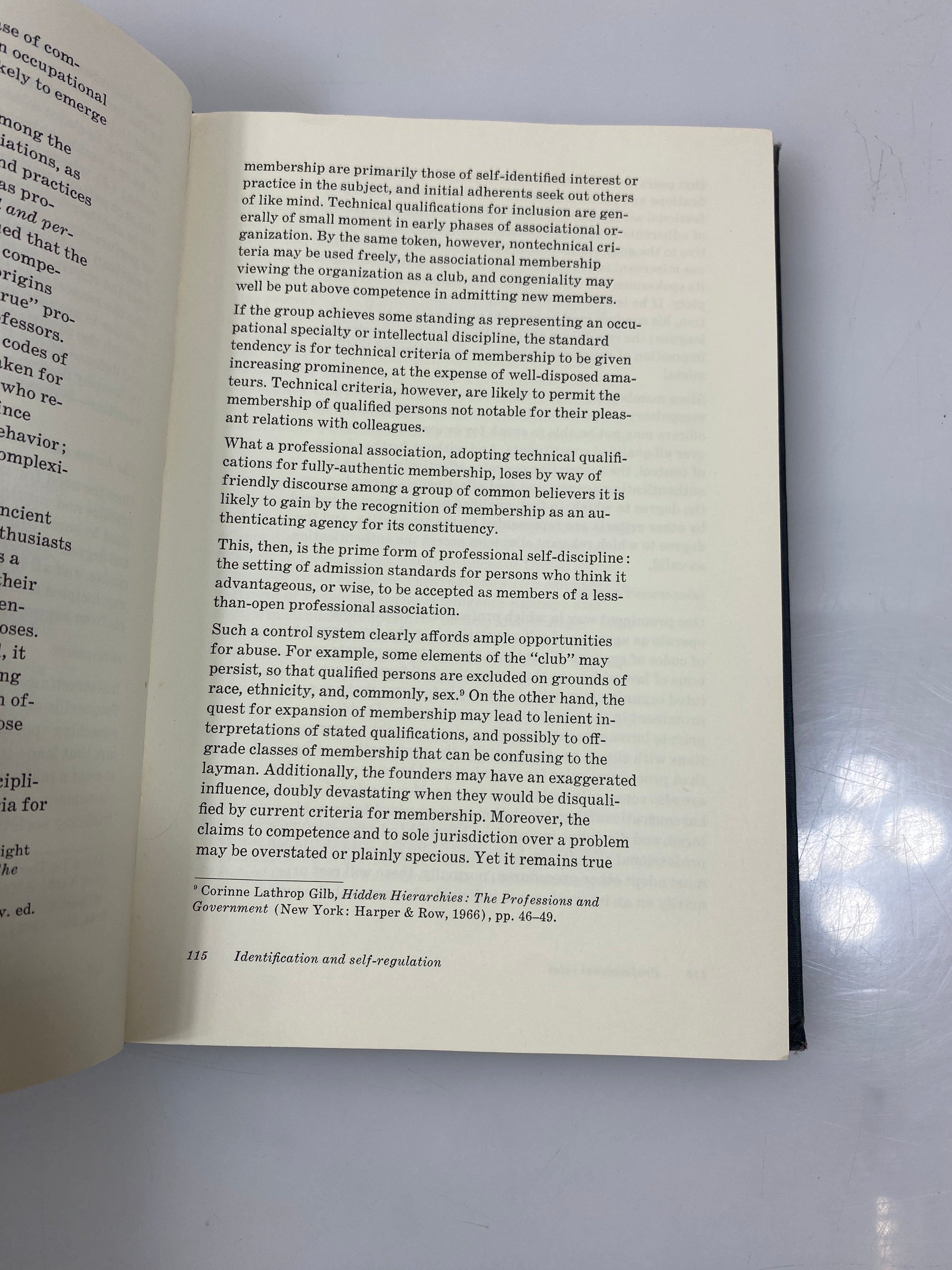 The Professions: Roles and Rules by Moore Ex-library 1970 HC