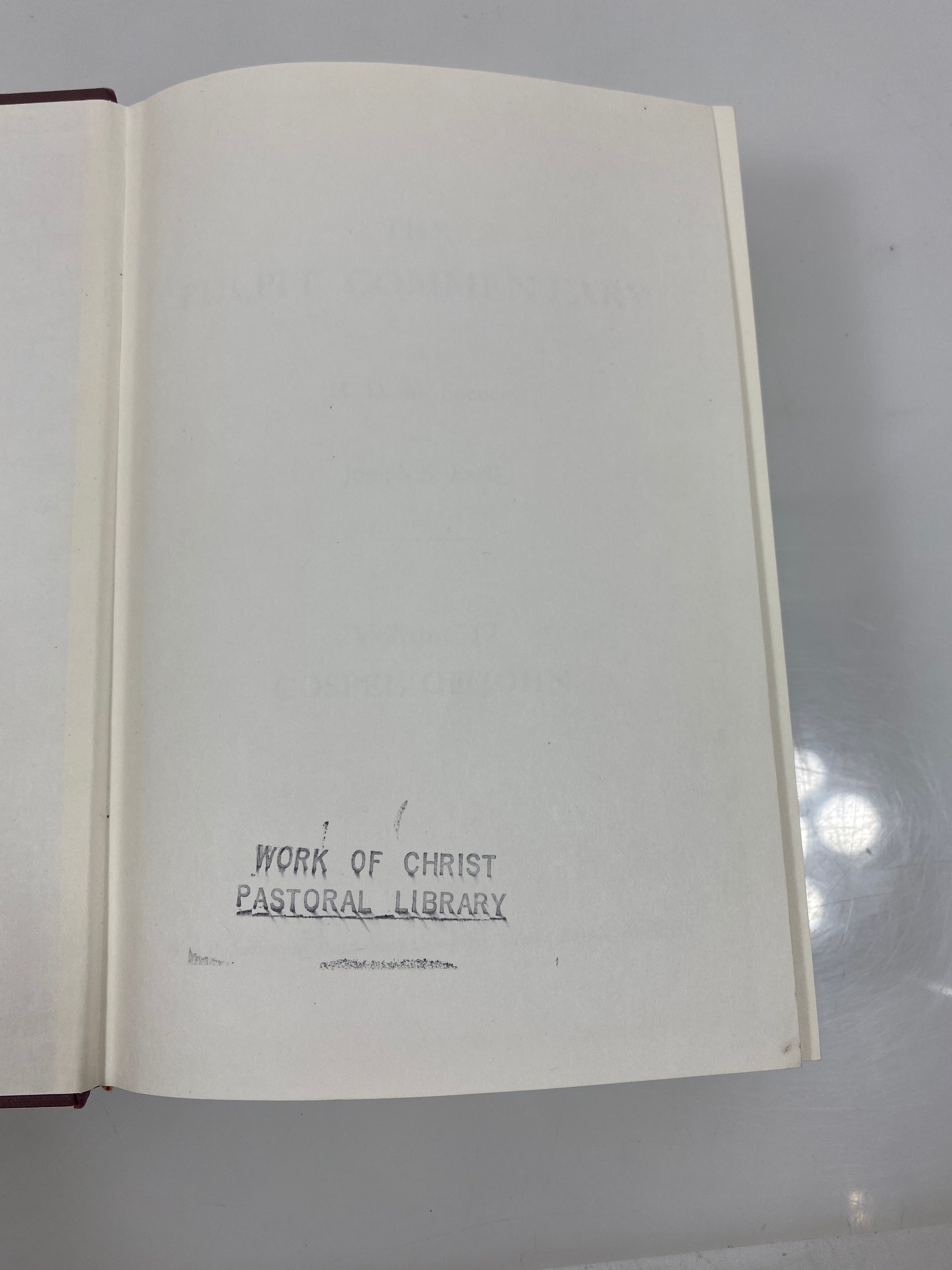 The Pulpit Commentary by Spence/Exell Vol. 17 1981 Reprint Ex-library HC