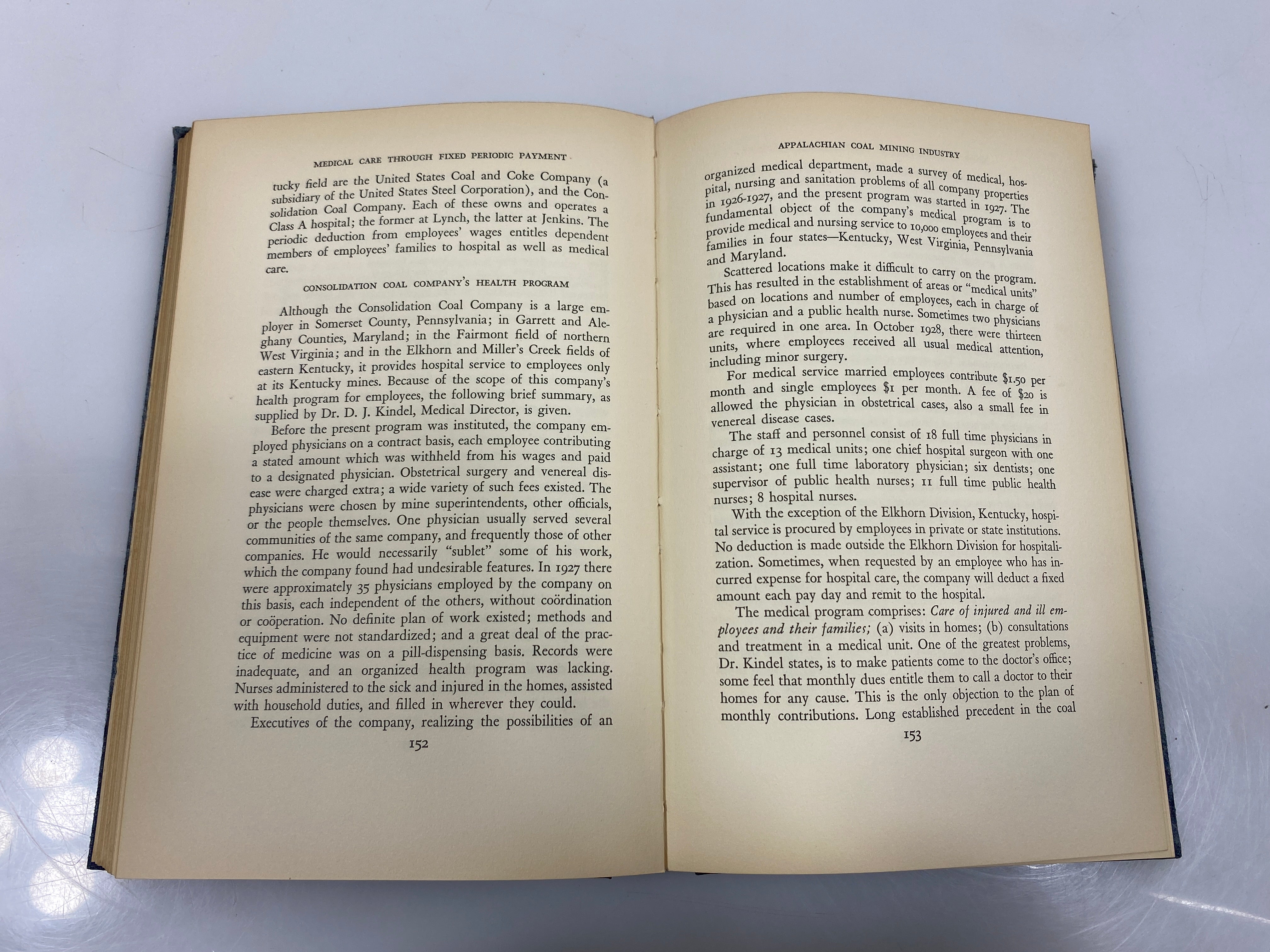 The Purchase of Medical Care by Pierce Williams Ex-library 1932 HC