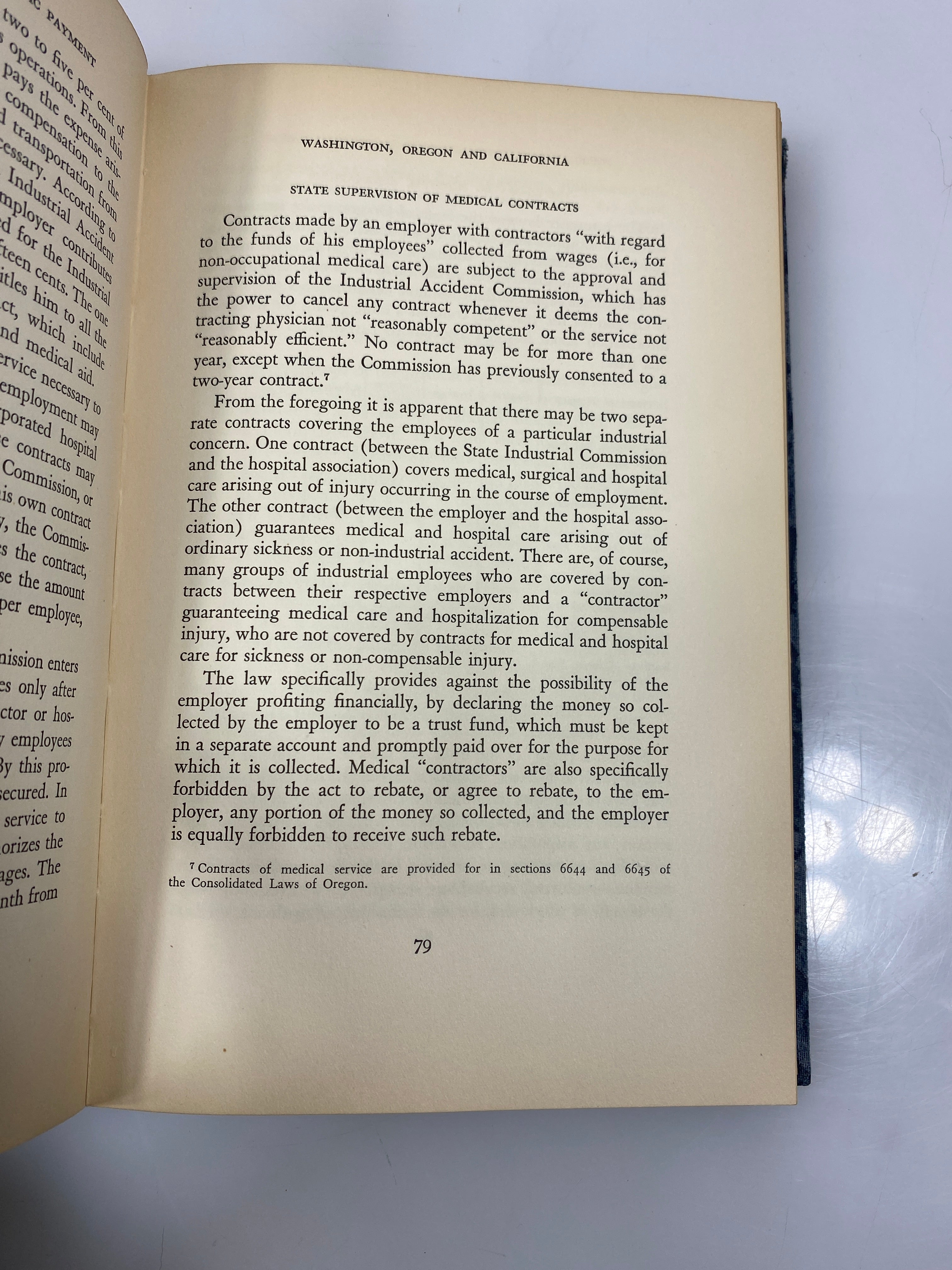 The Purchase of Medical Care by Pierce Williams Ex-library 1932 HC