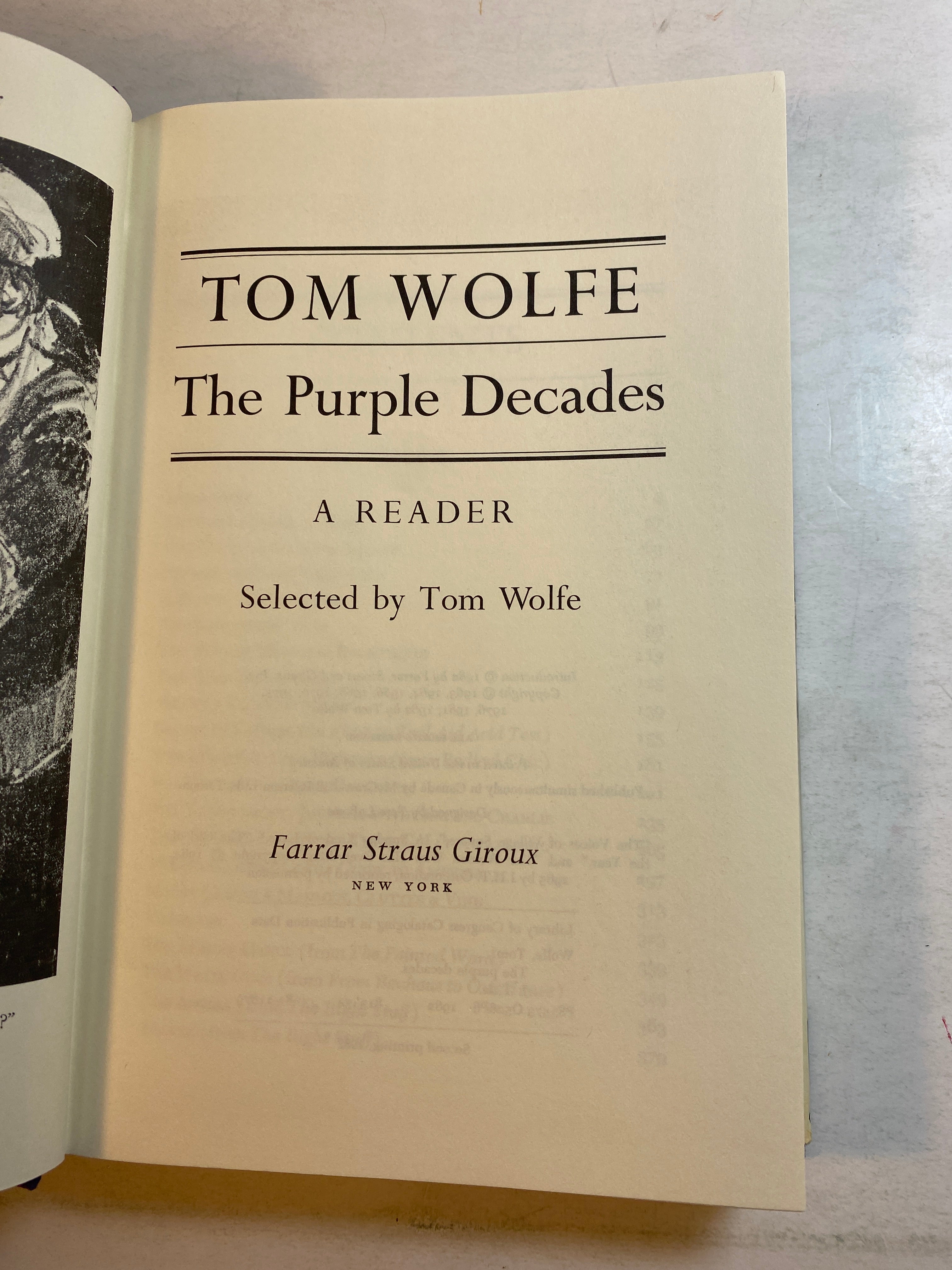 The Purple Decades Tom Wolfe HCDJ 1982