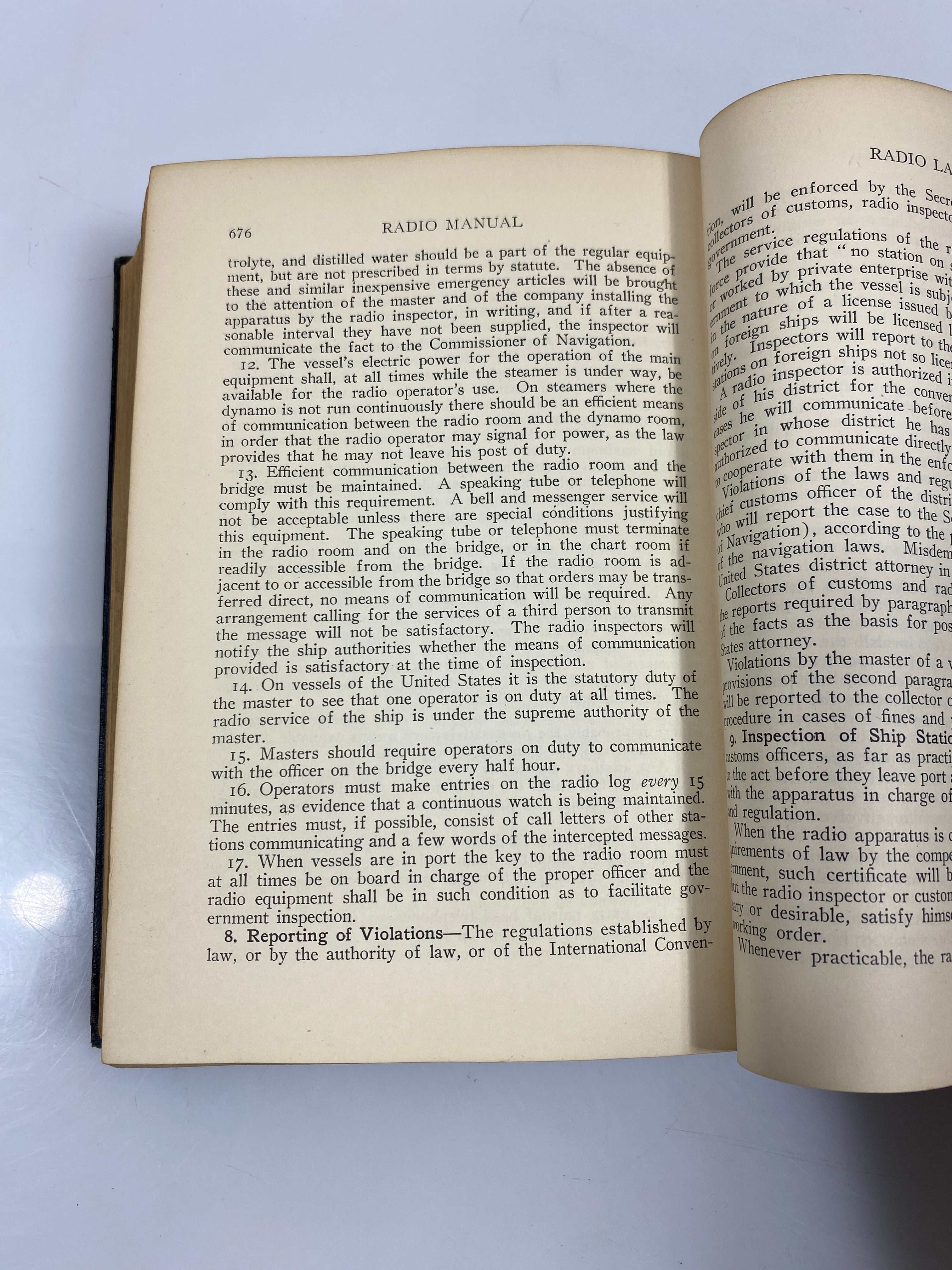 The Radio Manual by Sterling 1929 5th Print HC