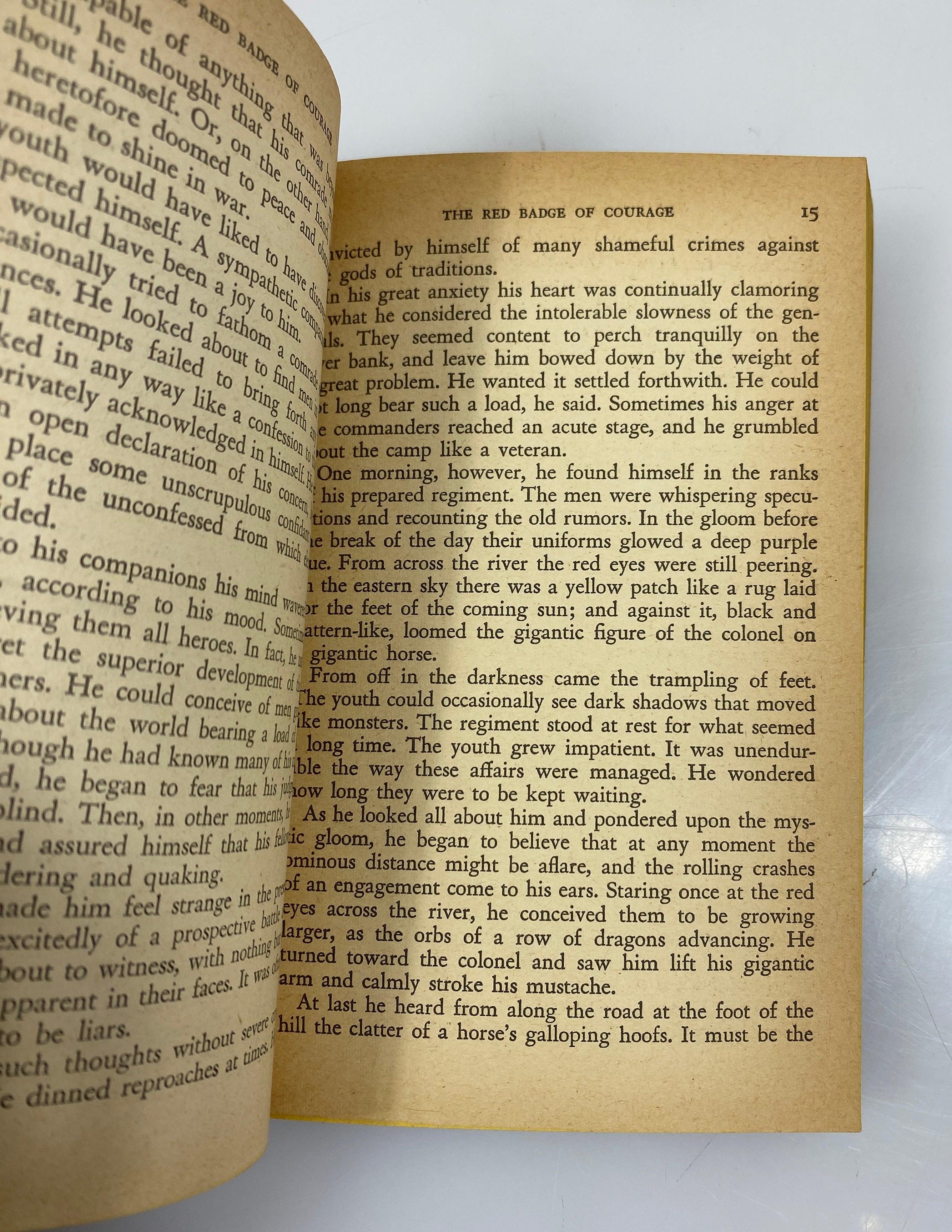 The Red Badge of Courage by Crane Washington Square Press 1962 SC