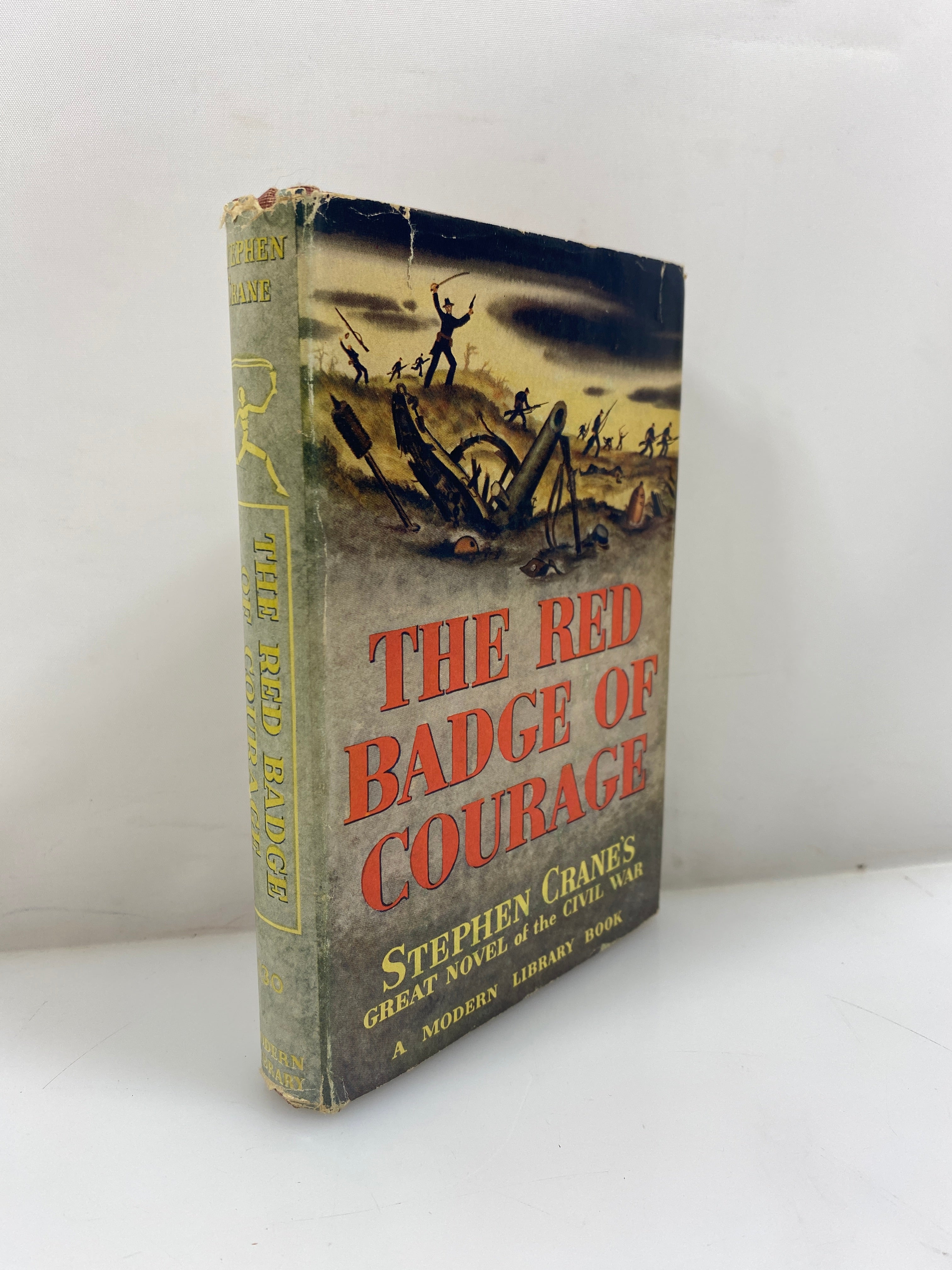 The Red Badge of Courage by Stephen Crane Modern Library 1951 HCDJ