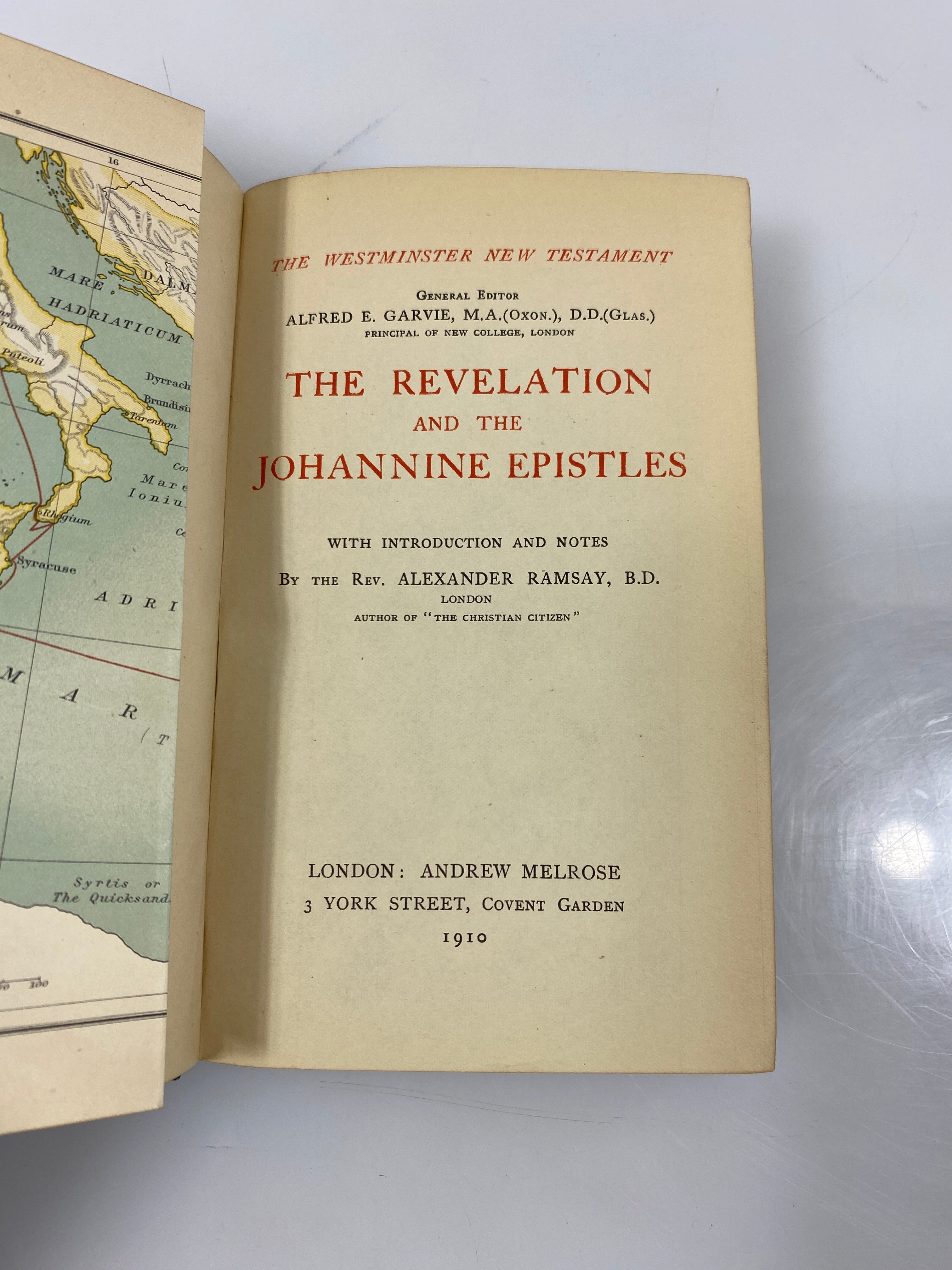 The Revelation and the Johannine Epistles by Garvie 1910 HC