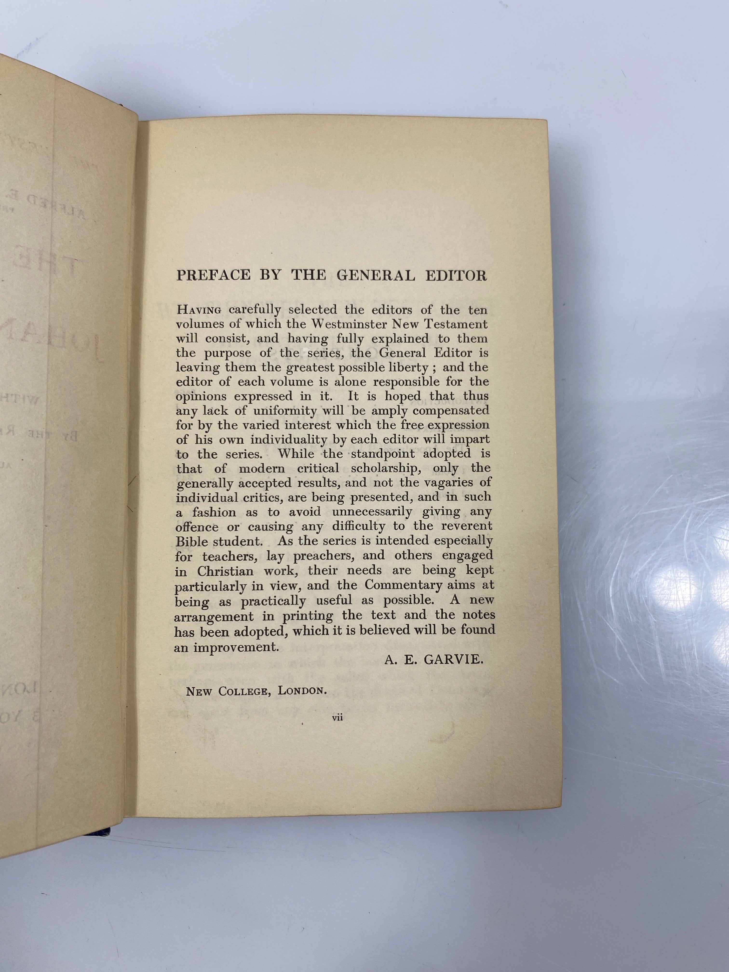 The Revelation and the Johannine Epistles by Garvie 1910 HC