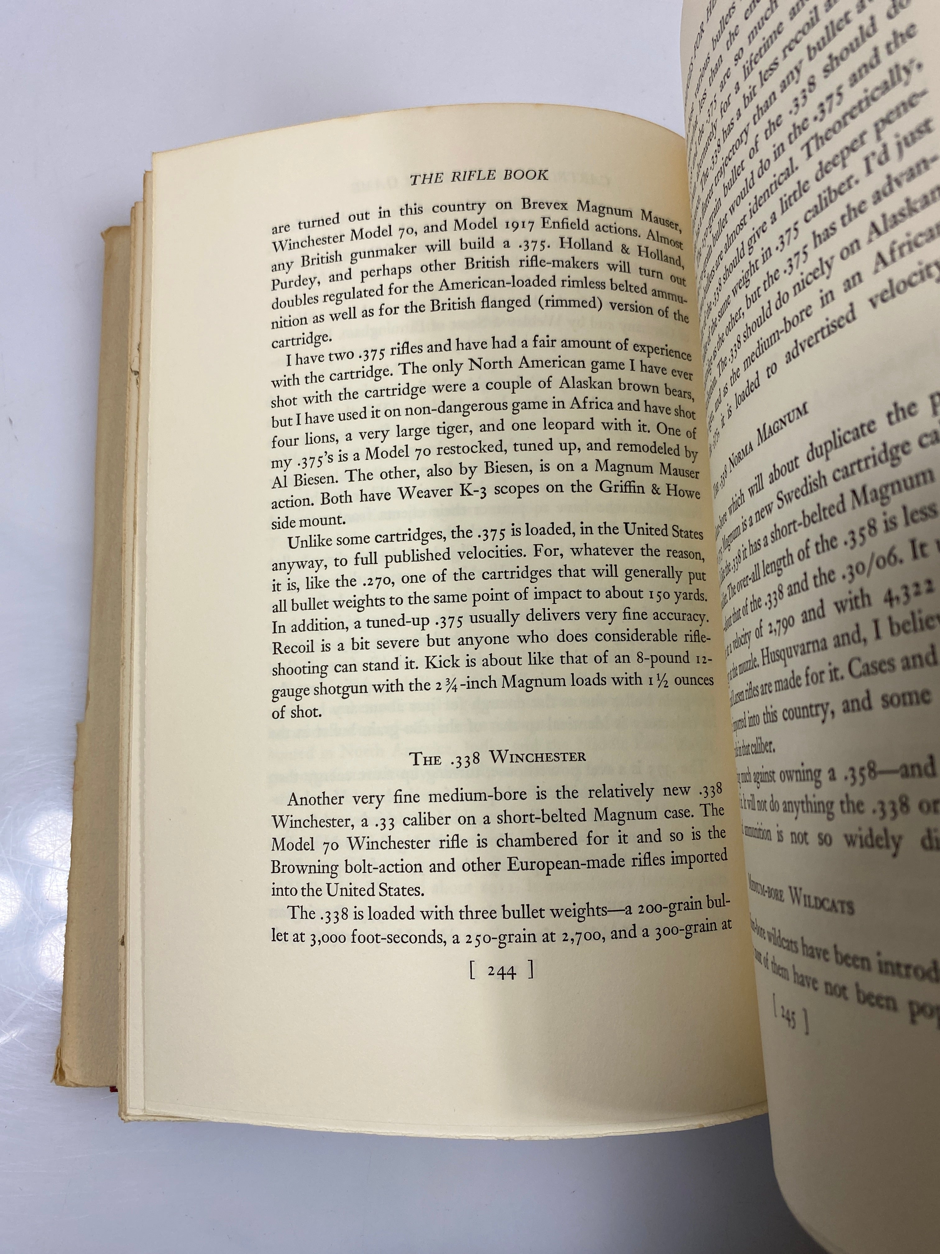 The Rifle Book by O'Connor 1964 2nd Ed. HCDJ