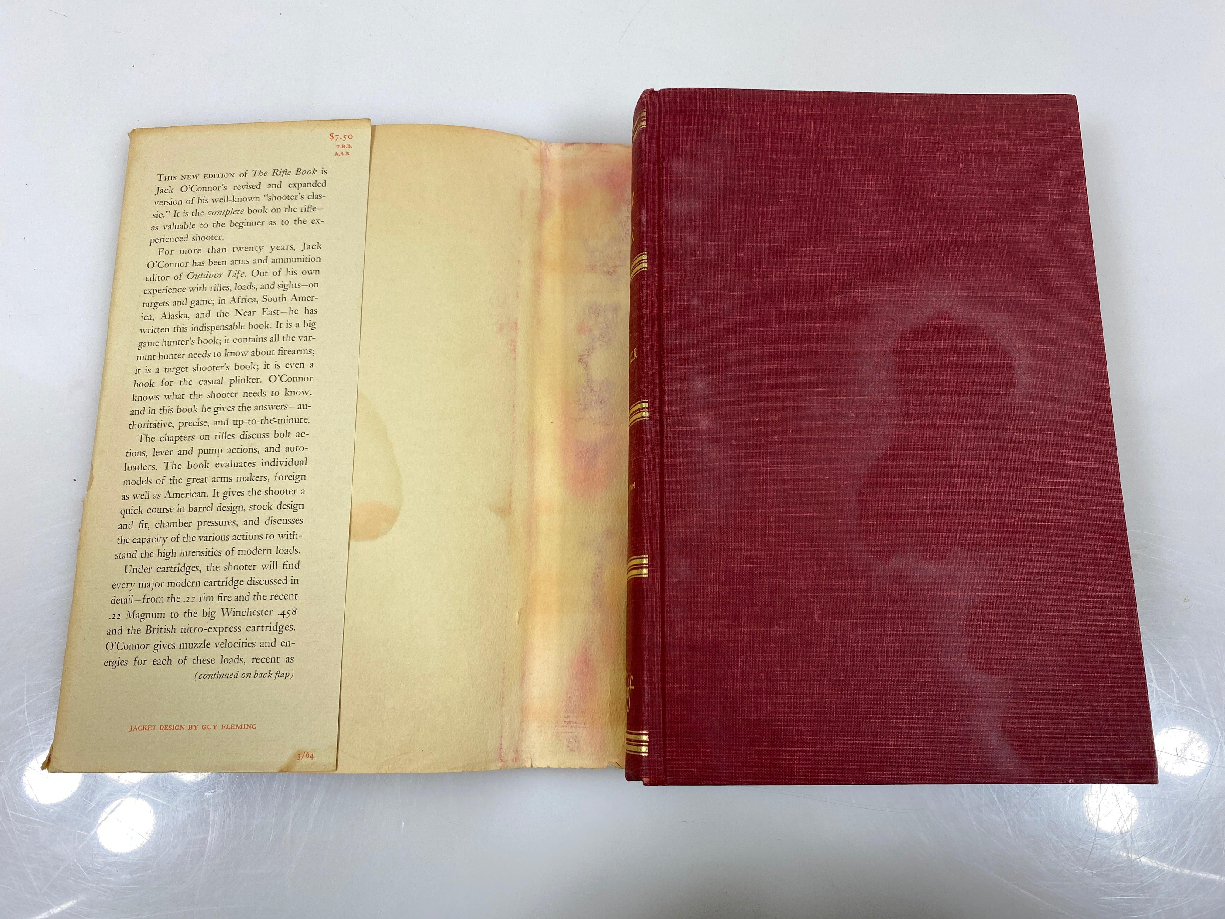The Rifle Book by O'Connor 1964 2nd Ed. HCDJ