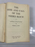 The Rise and Fall of the Third Reich by Shirer 1960 3rd Print HC