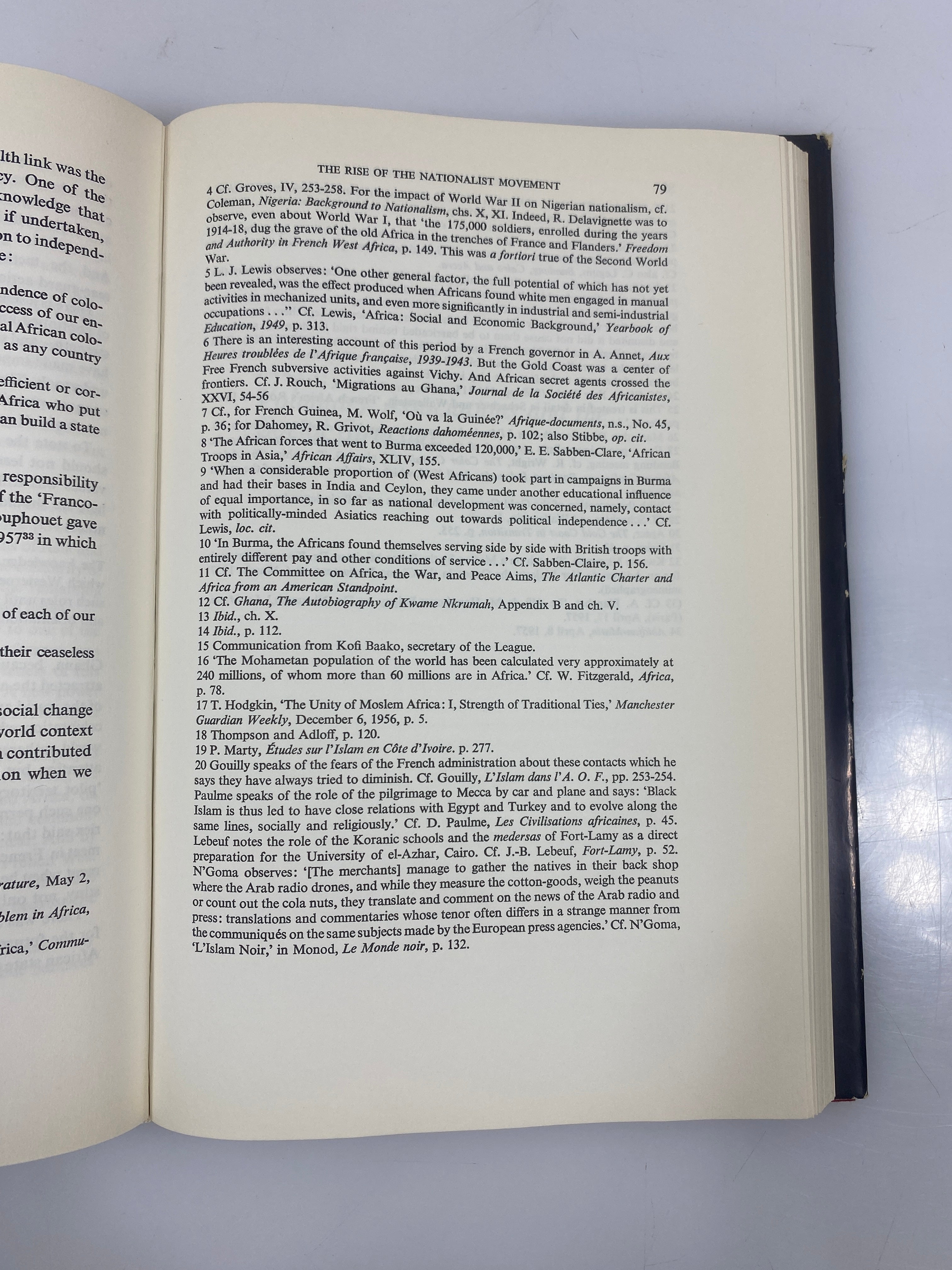 The Road to Independence by Wallerstein Mouton & Co 1964 HCDJ