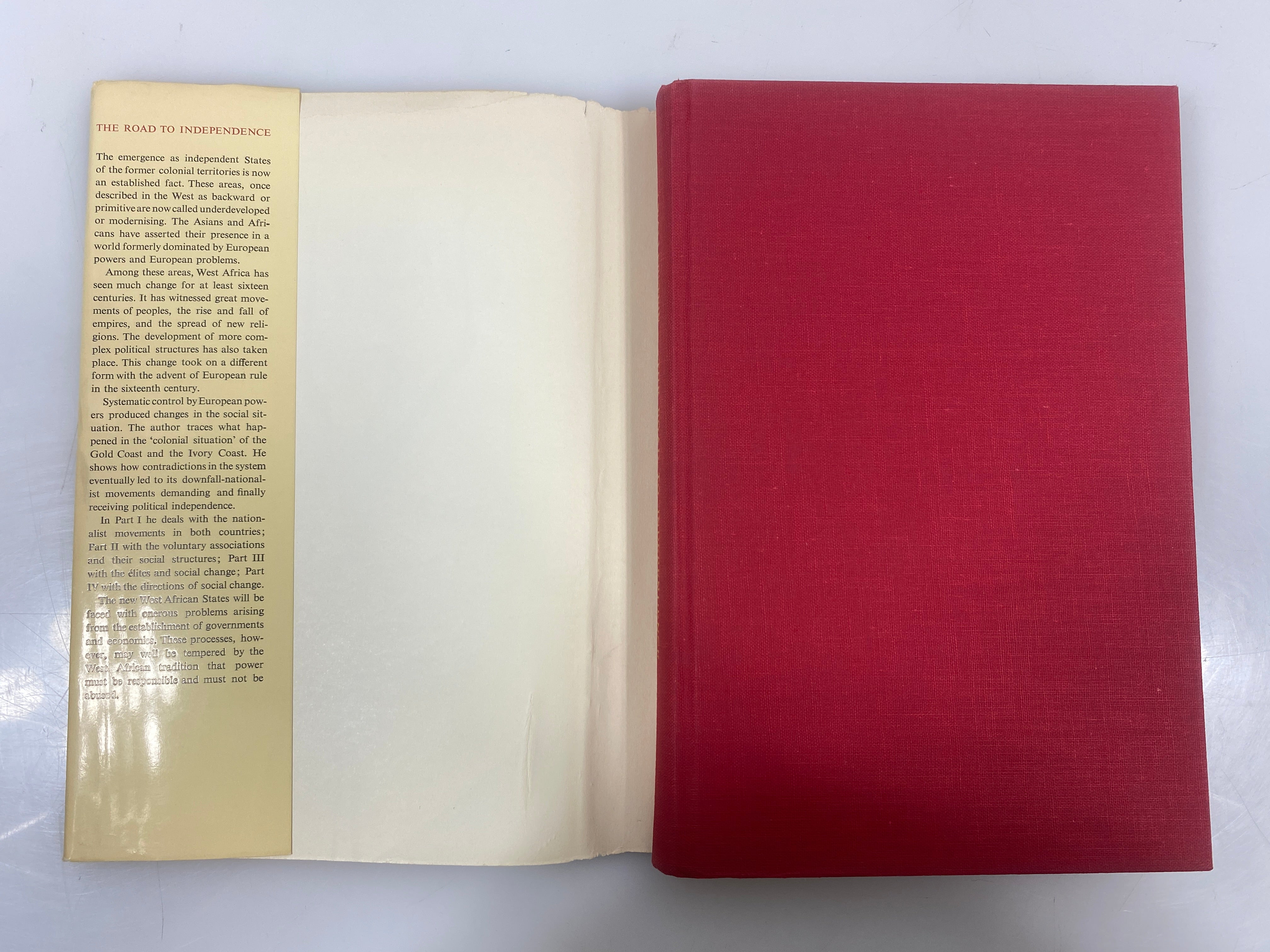 The Road to Independence by Wallerstein Mouton & Co 1964 HCDJ