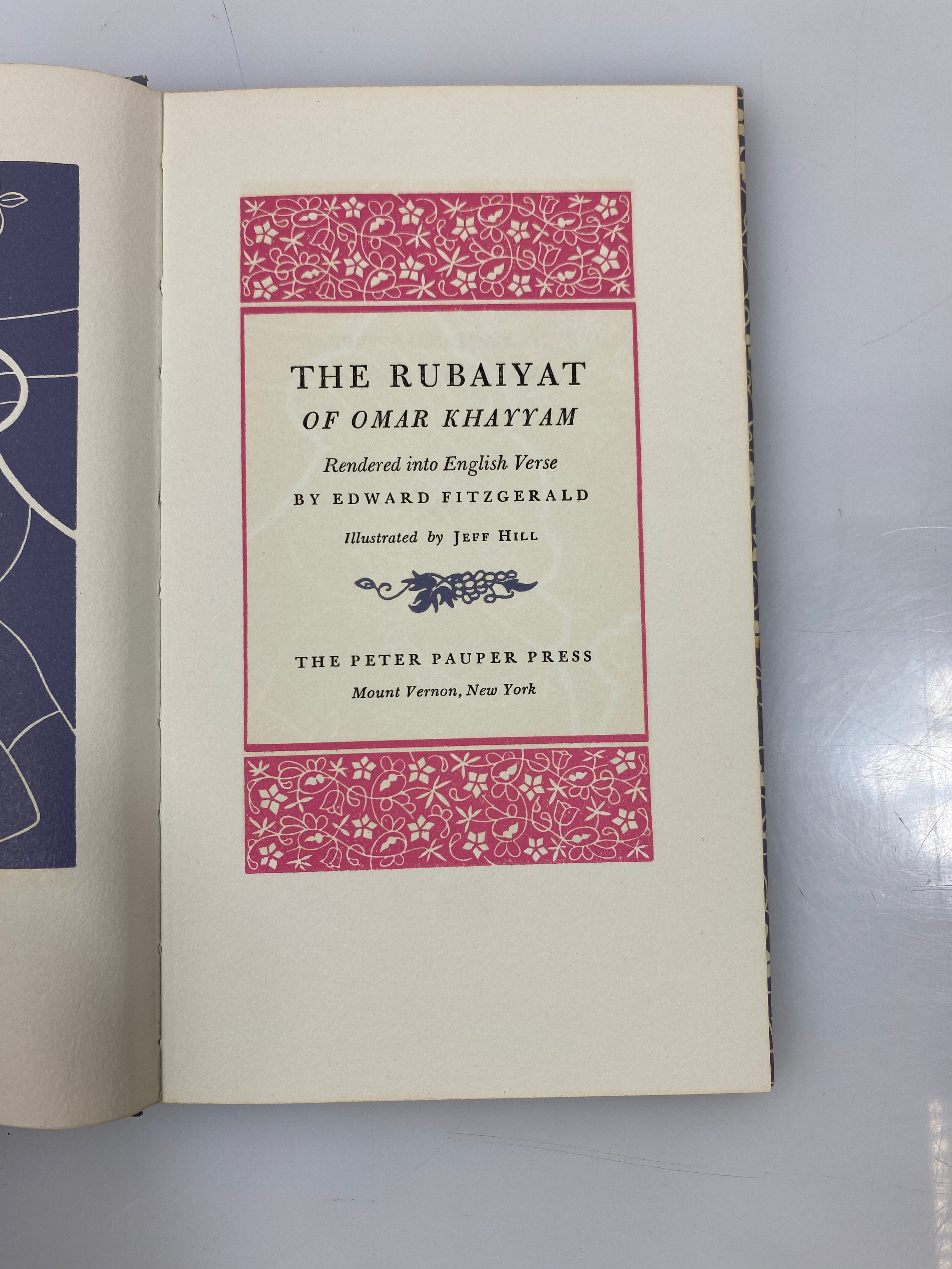 The Rubaiyat of Omar Khayyam Peter Pauper Press HC