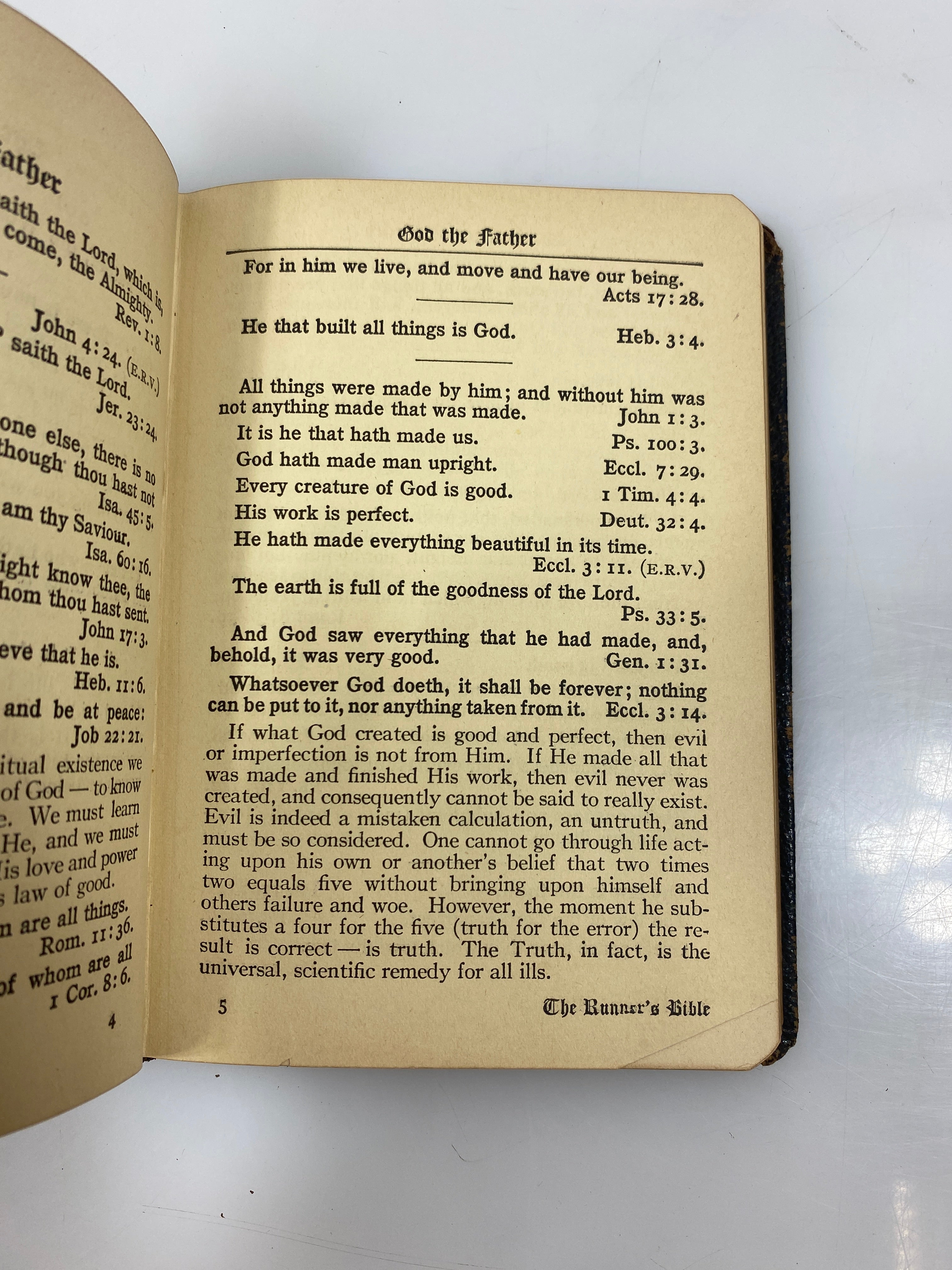 The Runner's Bible by Nora Holm 1915 HC